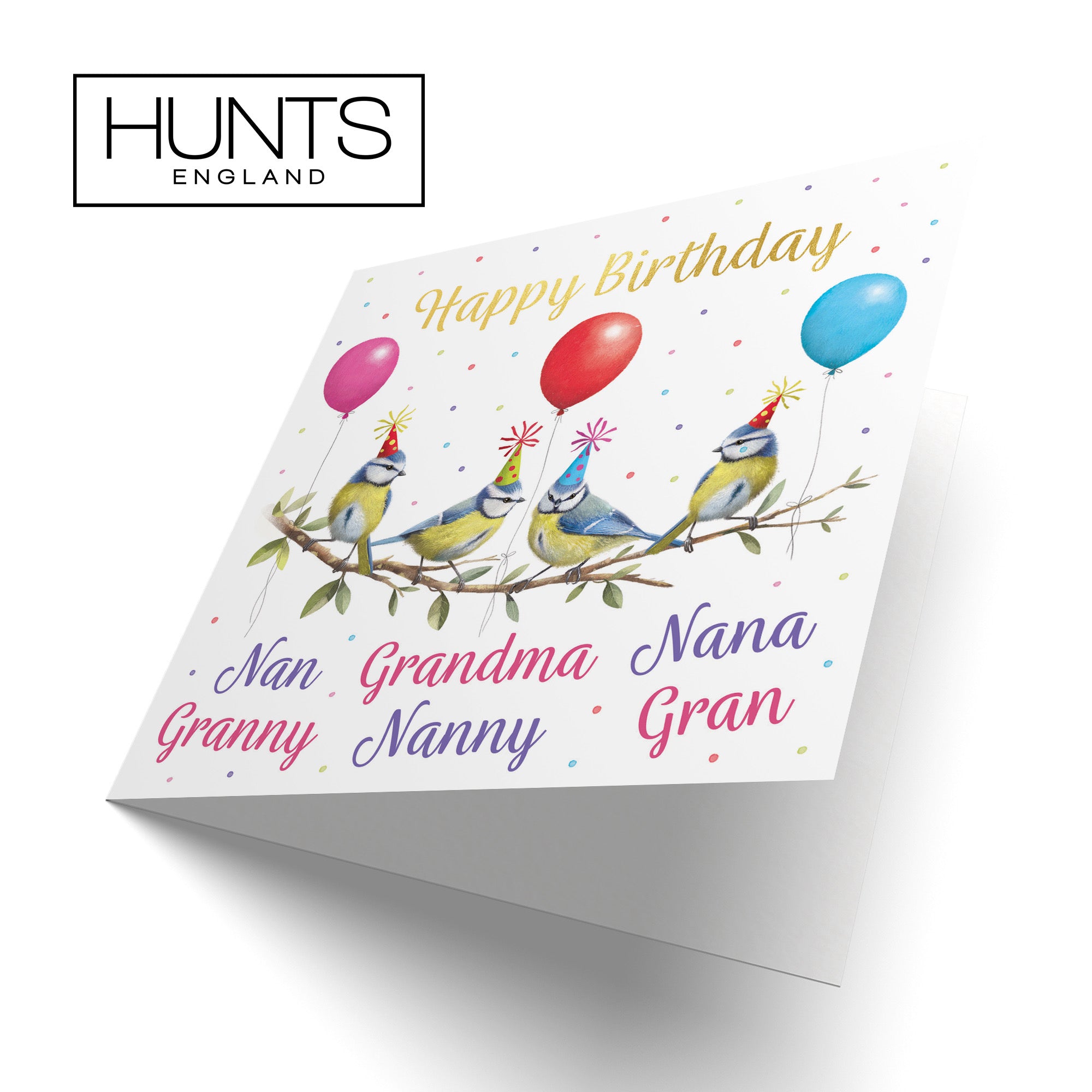 Multi Name Grandma Birthday Card Gold Foil Milo's Gallery - Default Title (B0CV9HYVNW)