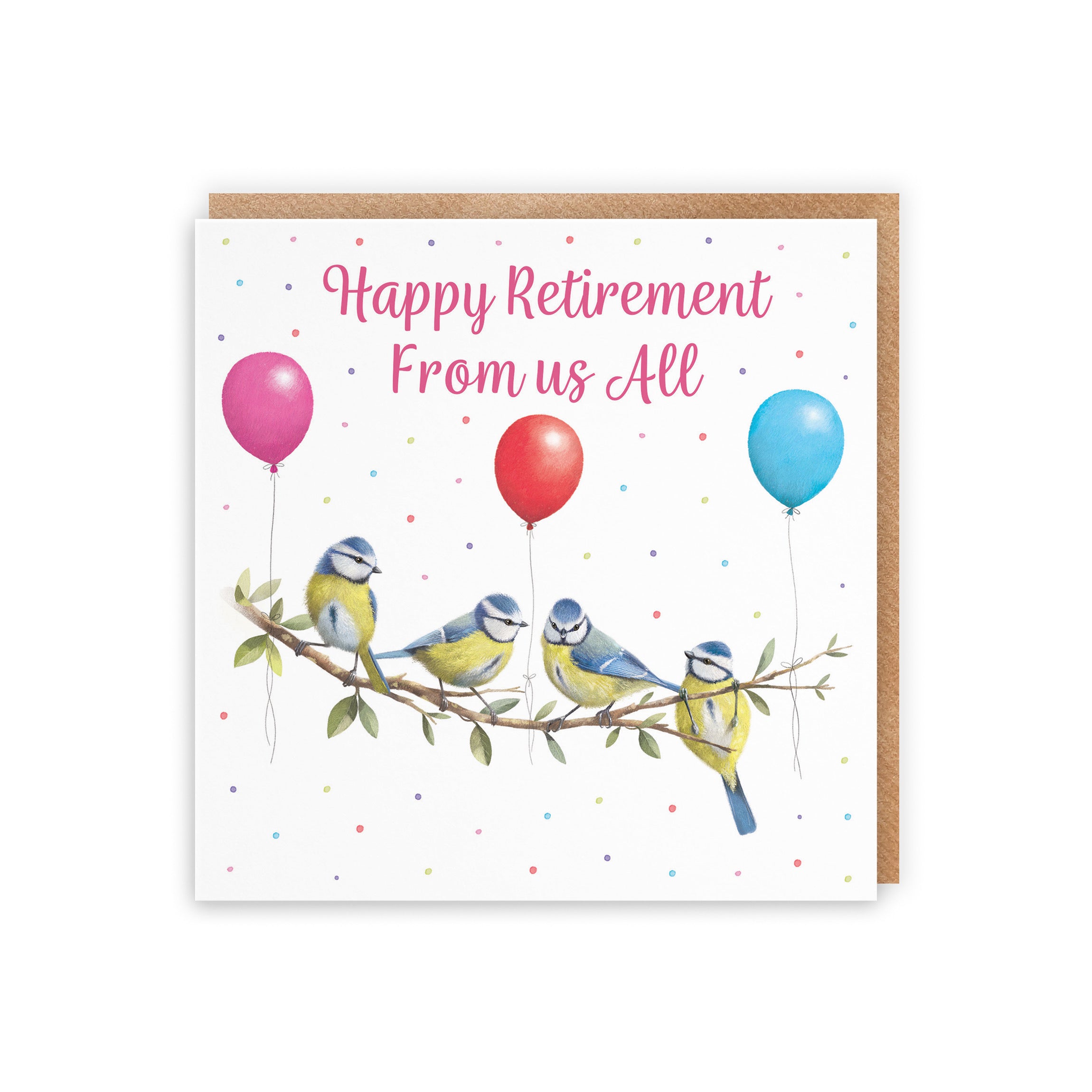 Blue Tits Retirement Card From Us All Milo's Gallery - Default Title (B0CV9S3BMQ)