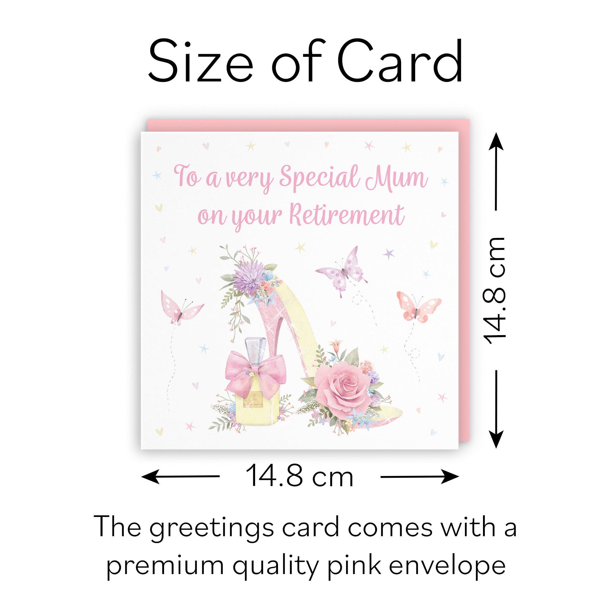 High Heel And Perfume Mum Retirement Card Milo's Gallery - Default Title (B0CX7CH3GC)