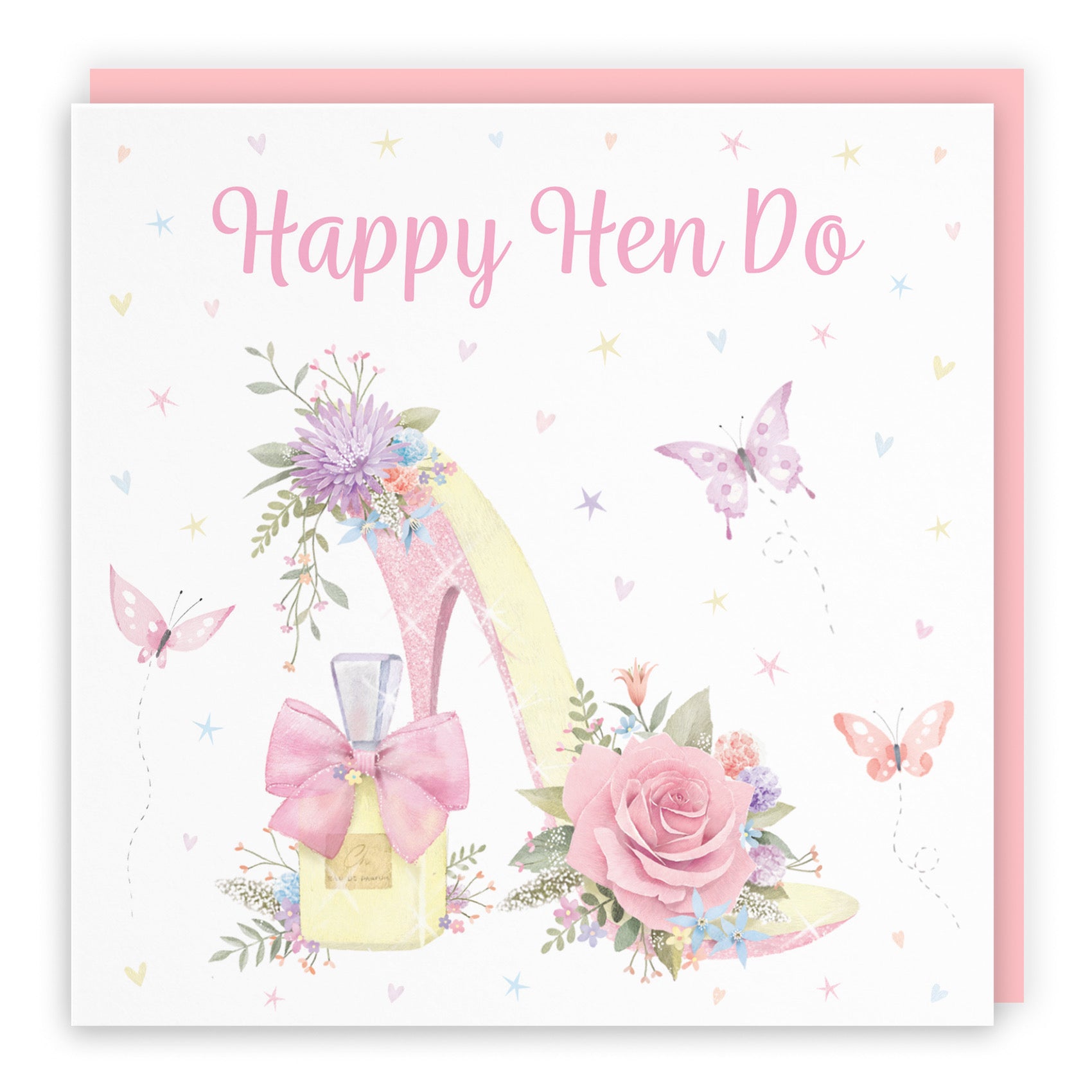 High Heel And Perfume Hen Party Card Milo's Gallery - Default Title (B0CX7CVNG8)