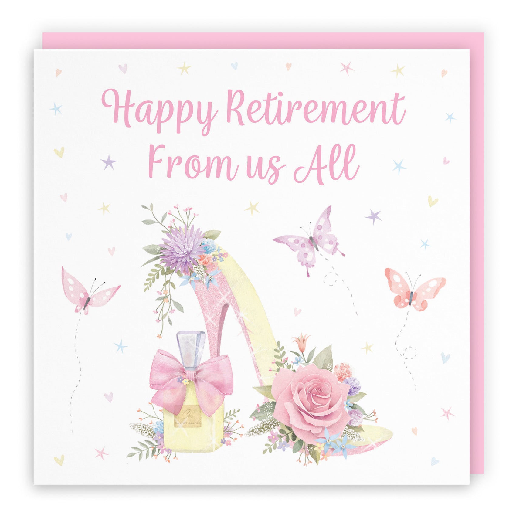 High Heel And Perfume Retirement Card From Us All Milo's Gallery - Default Title (B0CX7GFKM3)