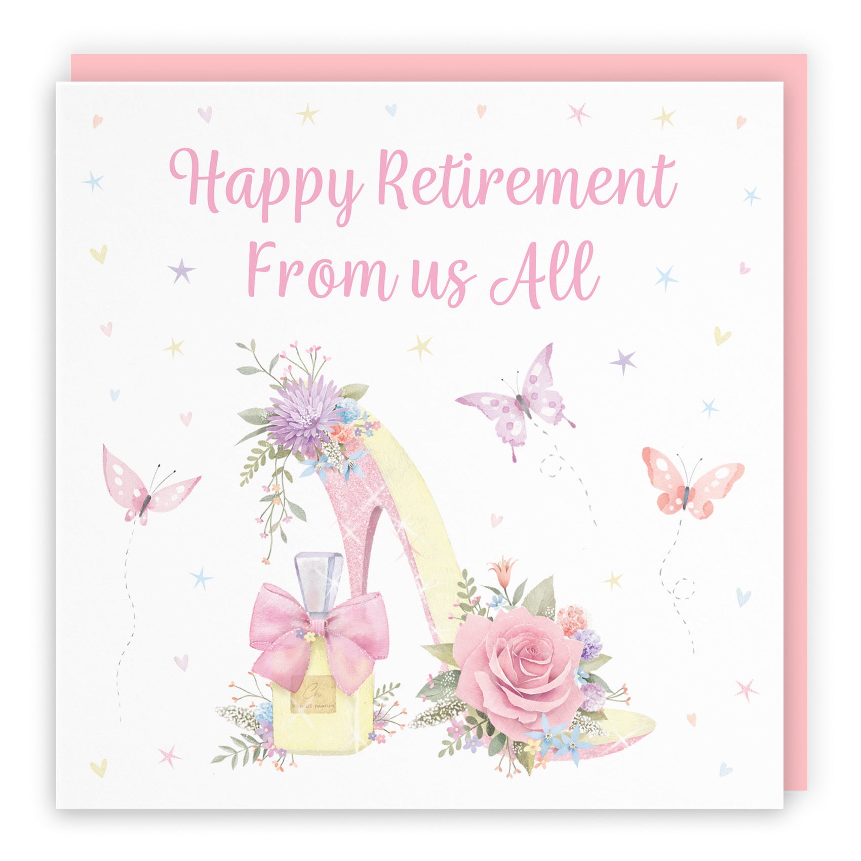 High Heel And Perfume Retirement Card From Us All Milo's Gallery - Default Title (B0CX7GFKM3)