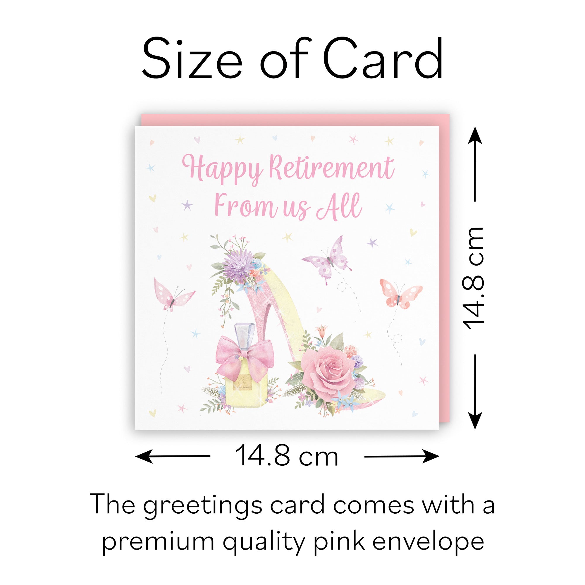 High Heel And Perfume Retirement Card From Us All Milo's Gallery - Default Title (B0CX7GFKM3)