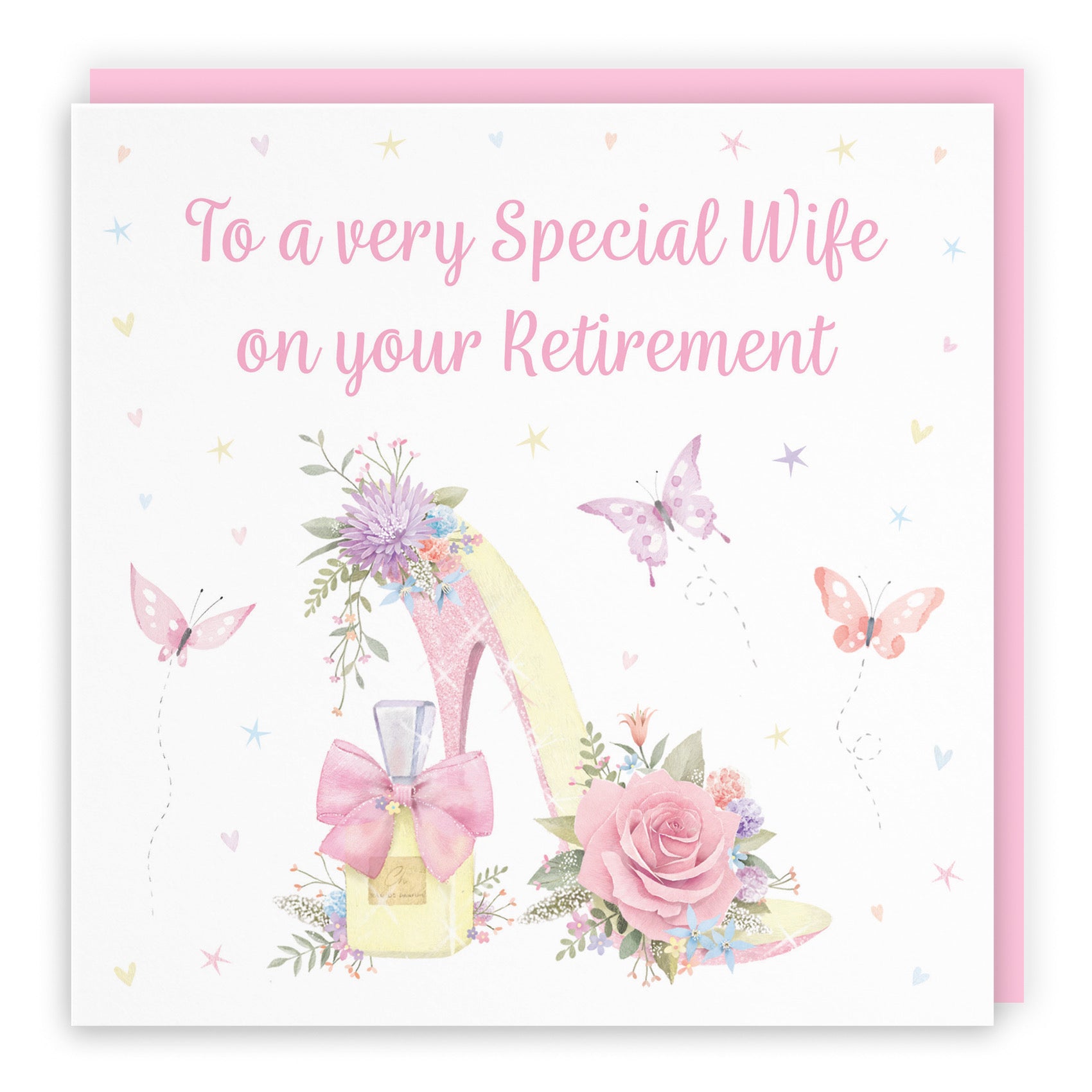 High Heel And Perfume Wife Retirement Card Milo's Gallery - Default Title (B0CX7MYWCH)