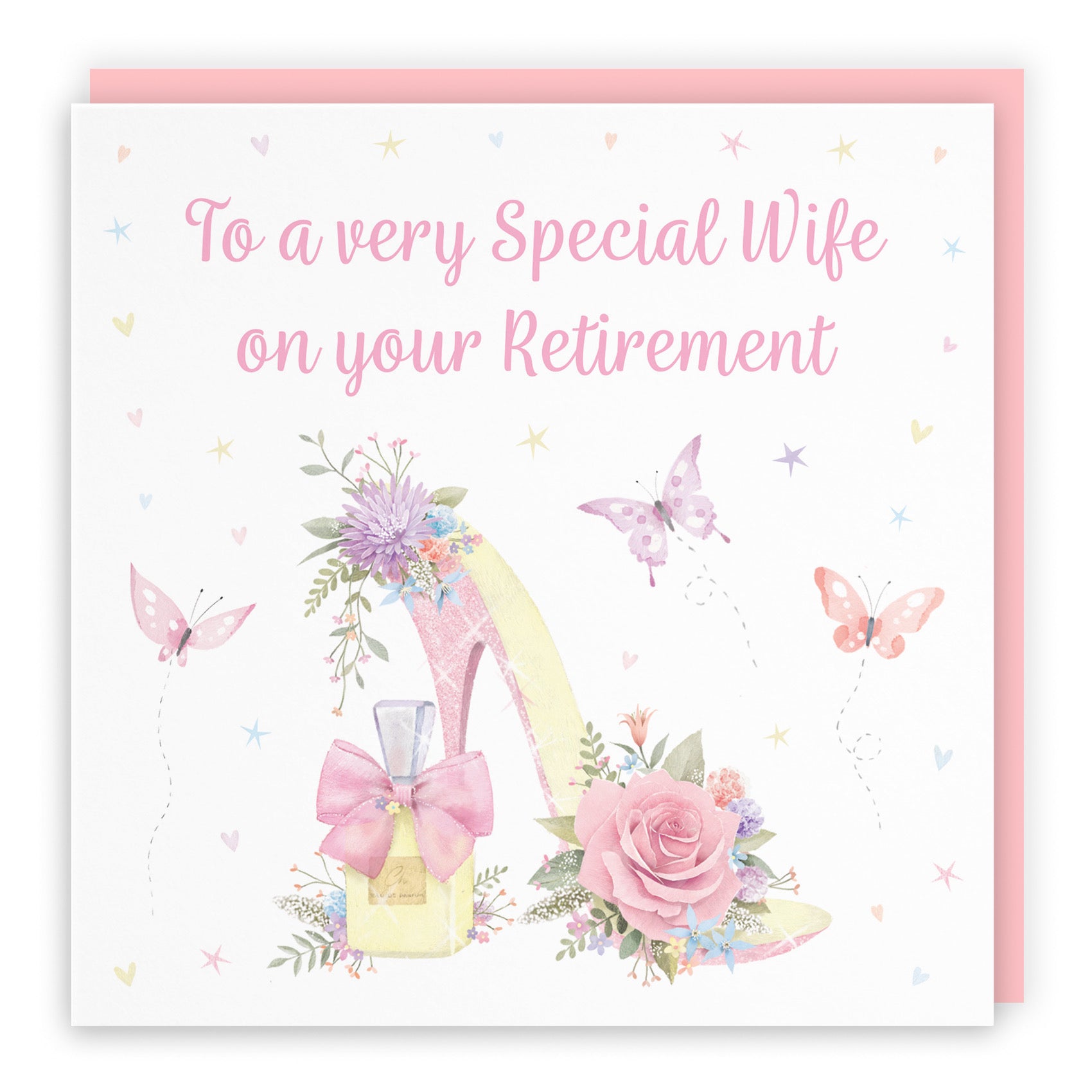 High Heel And Perfume Wife Retirement Card Milo's Gallery - Default Title (B0CX7MYWCH)