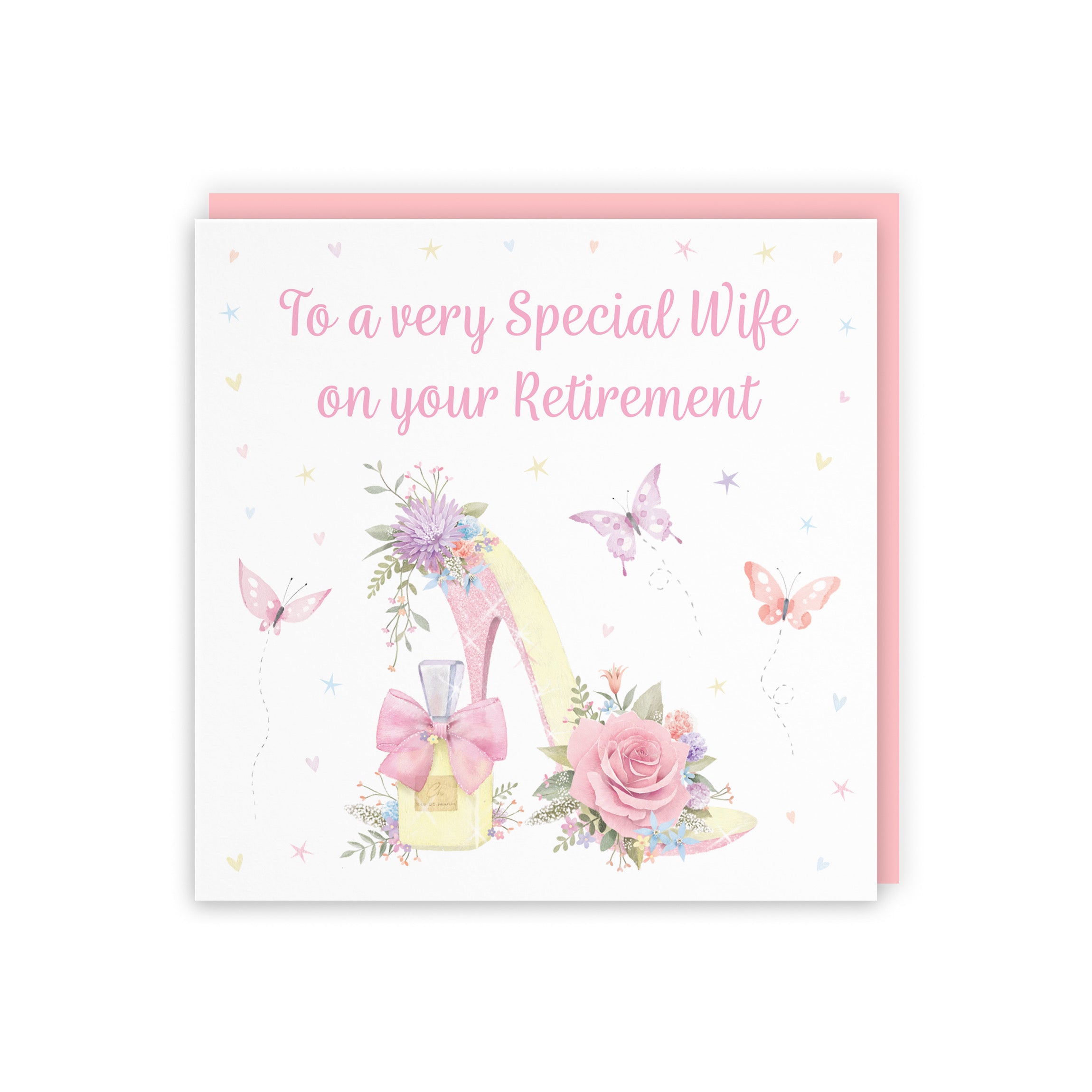 High Heel And Perfume Wife Retirement Card Milo's Gallery - Default Title (B0CX7MYWCH)