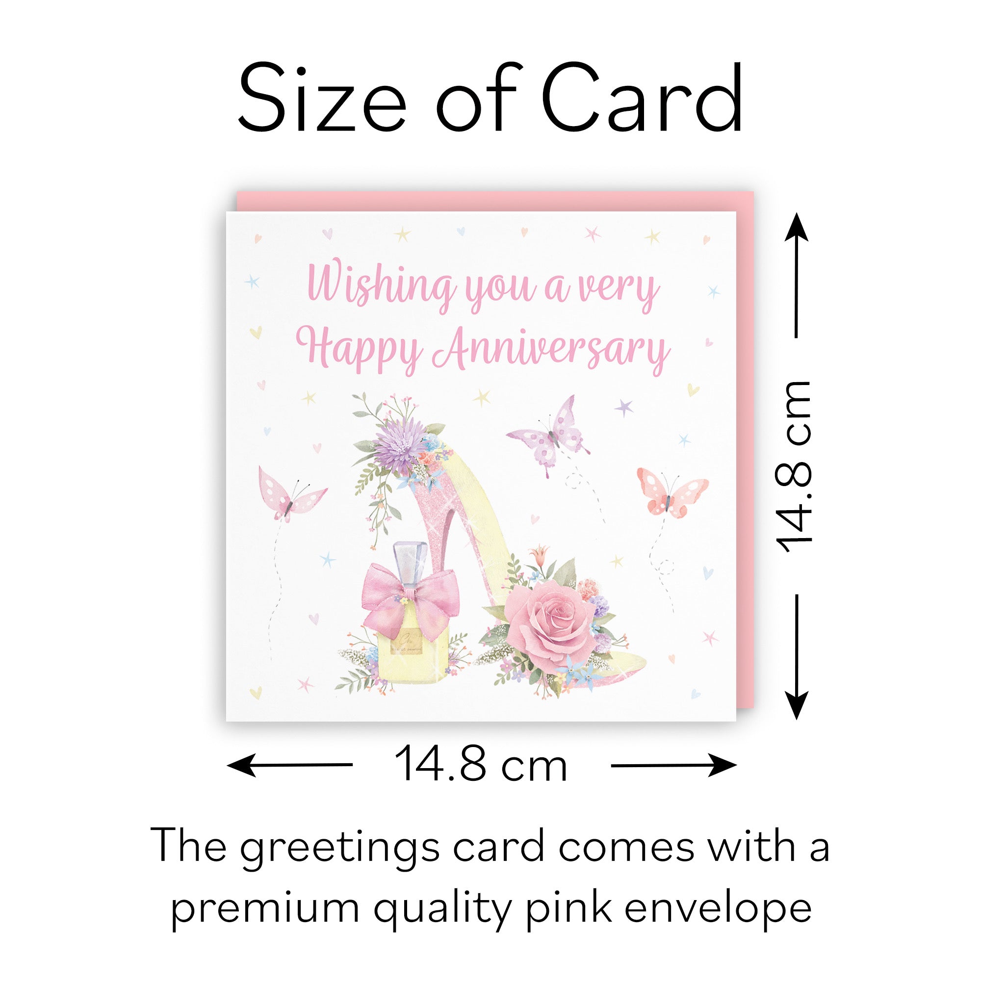 High Heel And Perfume Anniversary Card Milo's Gallery - Default Title (B0CX7MYYBW)