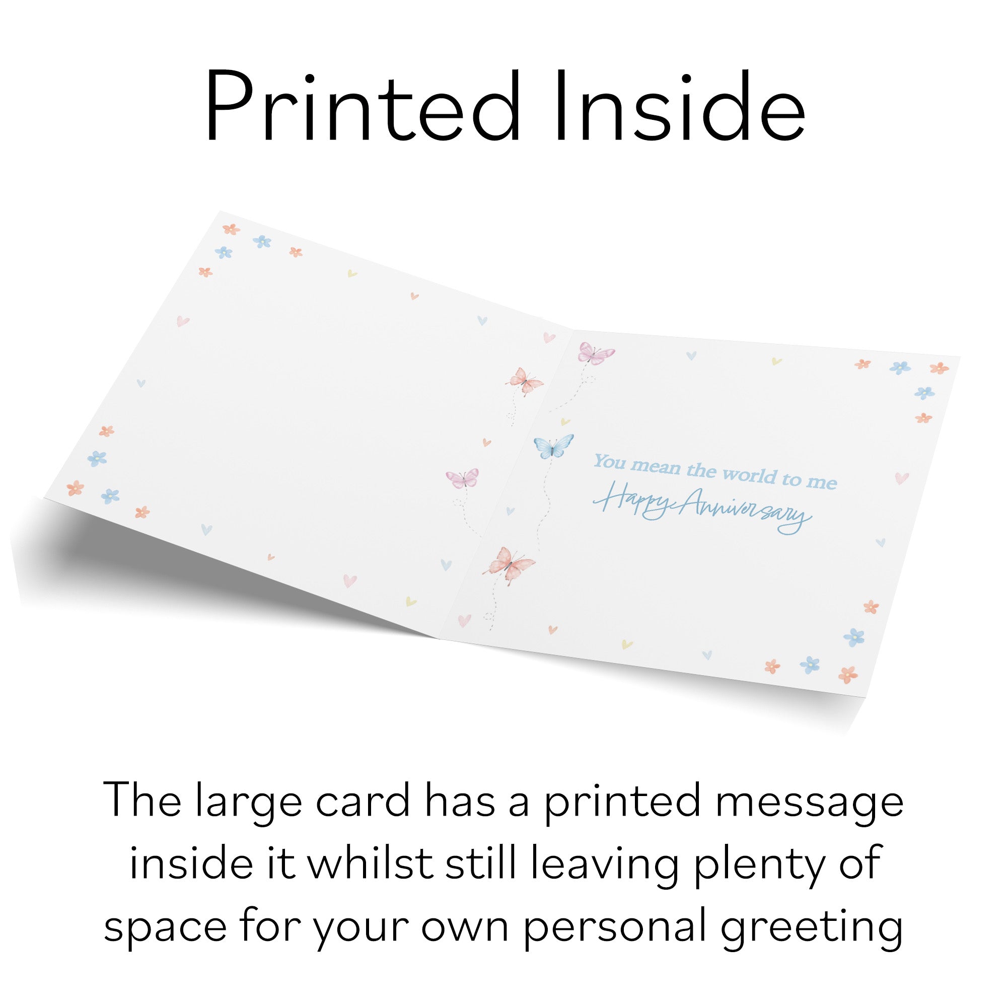 Large Husband 15th Anniversary Card Romantic Meadows - Default Title (B0CXY3G26P)