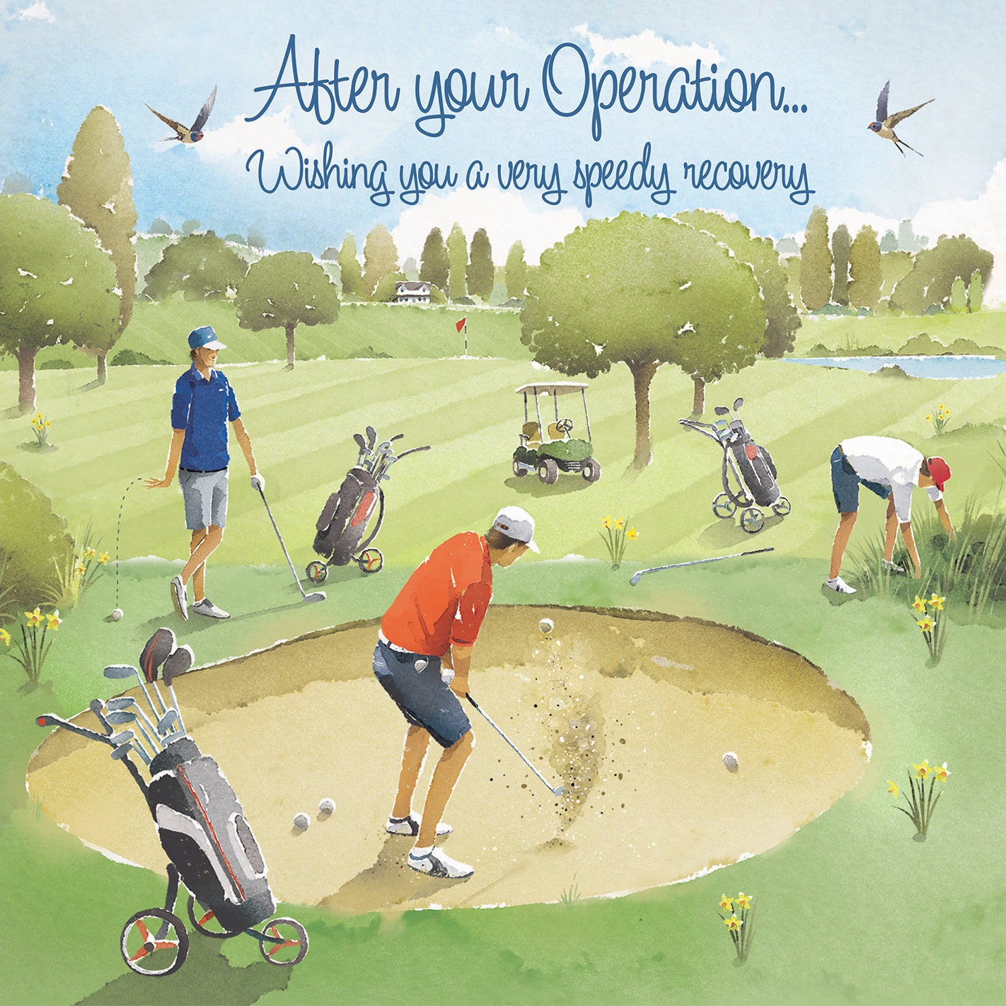 Large After Operation Golfing Card Milo's Gallery - Default Title (B0CXY3WFGY)