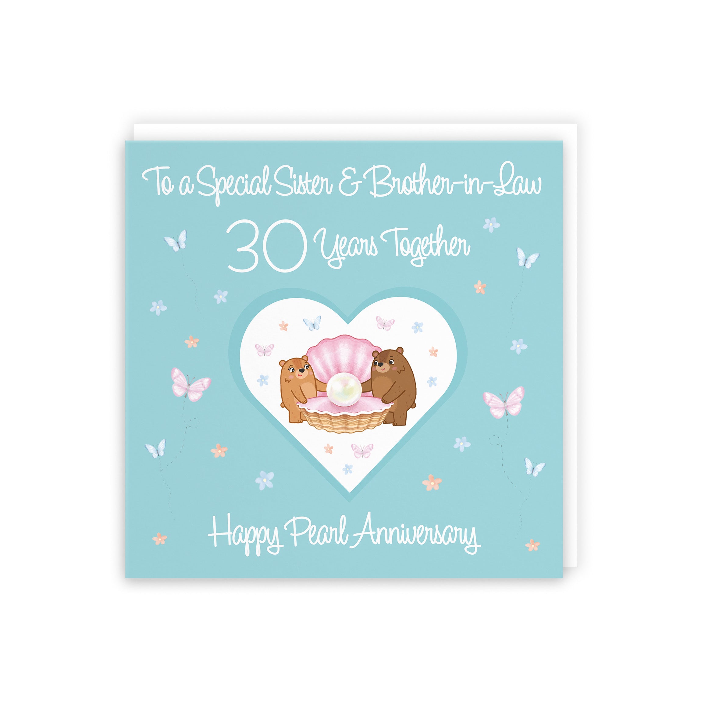 Large Sister & Brother-in-Law 30th Anniversary Card Romantic Meadows - Default Title (B0CXY5T19B)