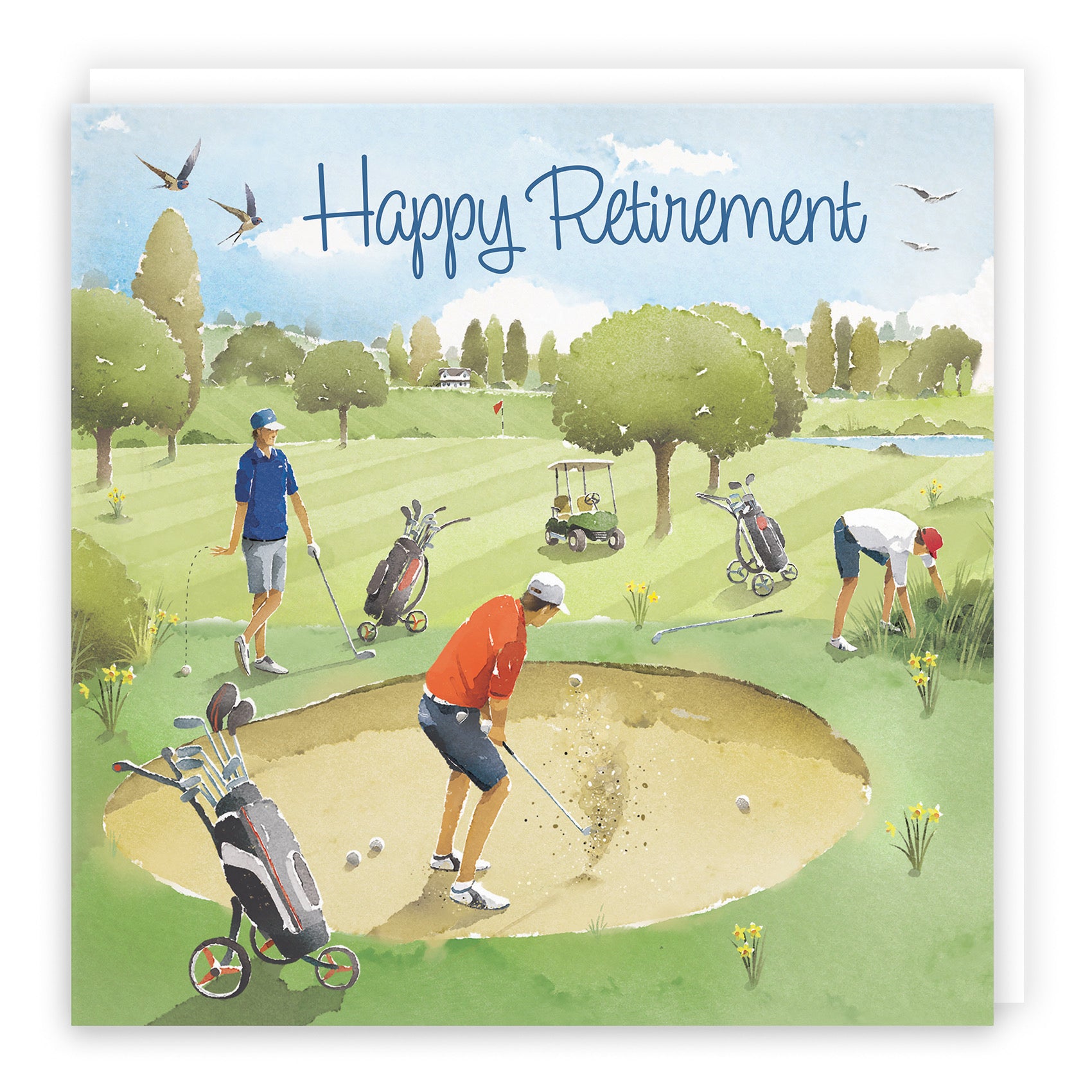 Large Golfing Retirement Card Milo's Gallery - Default Title (B0CXY6HKJG)