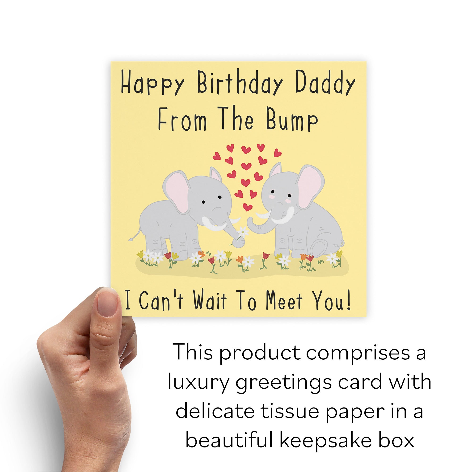 Boxed Daddy From The Bump Birthday Card Urban Colour - Default Title (B0D4ZL8T6D)