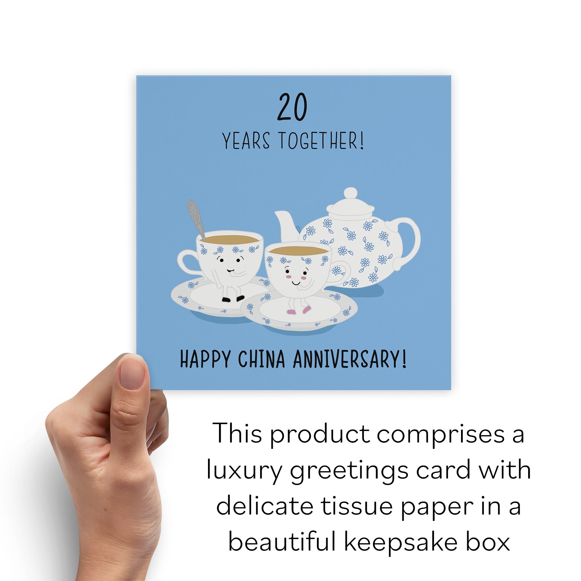 Boxed 20th China Anniversary Card Iconic - Default Title (B0D4ZM2SM3)