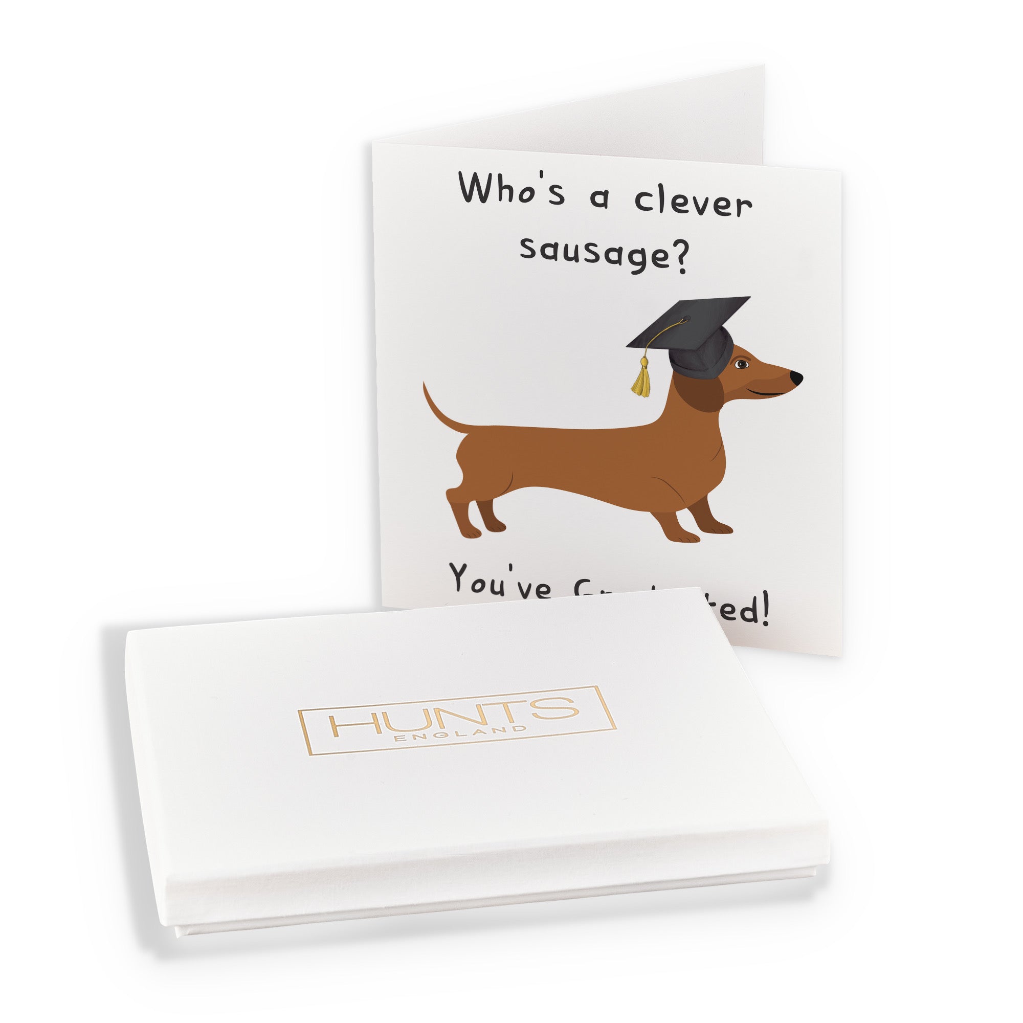 Boxed Clever Sausage Graduation Card Iconic - Default Title (B0D4ZM5R7S)