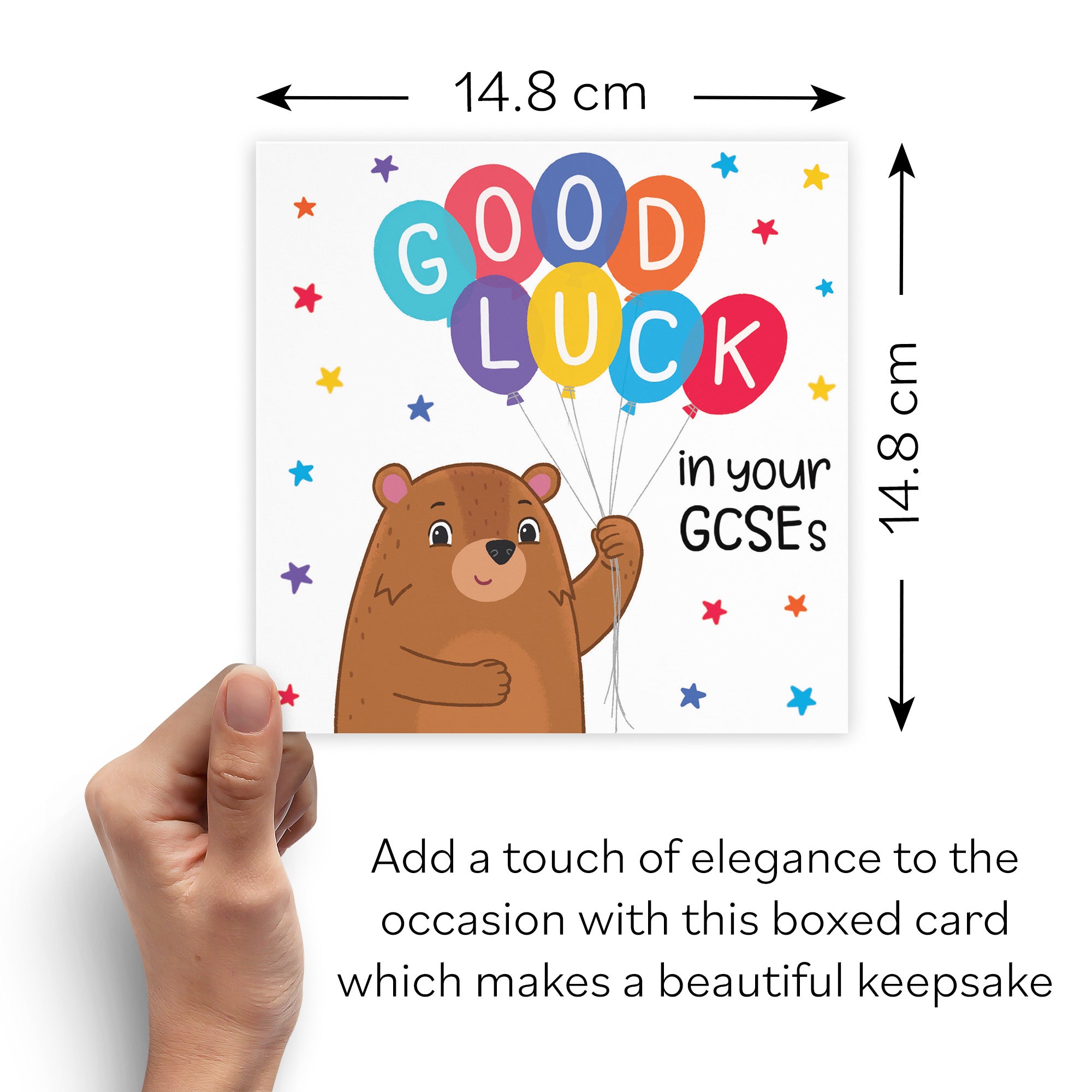 Boxed GCSEs Good Luck Bears Card - Default Title (B0D4ZM6S8N)