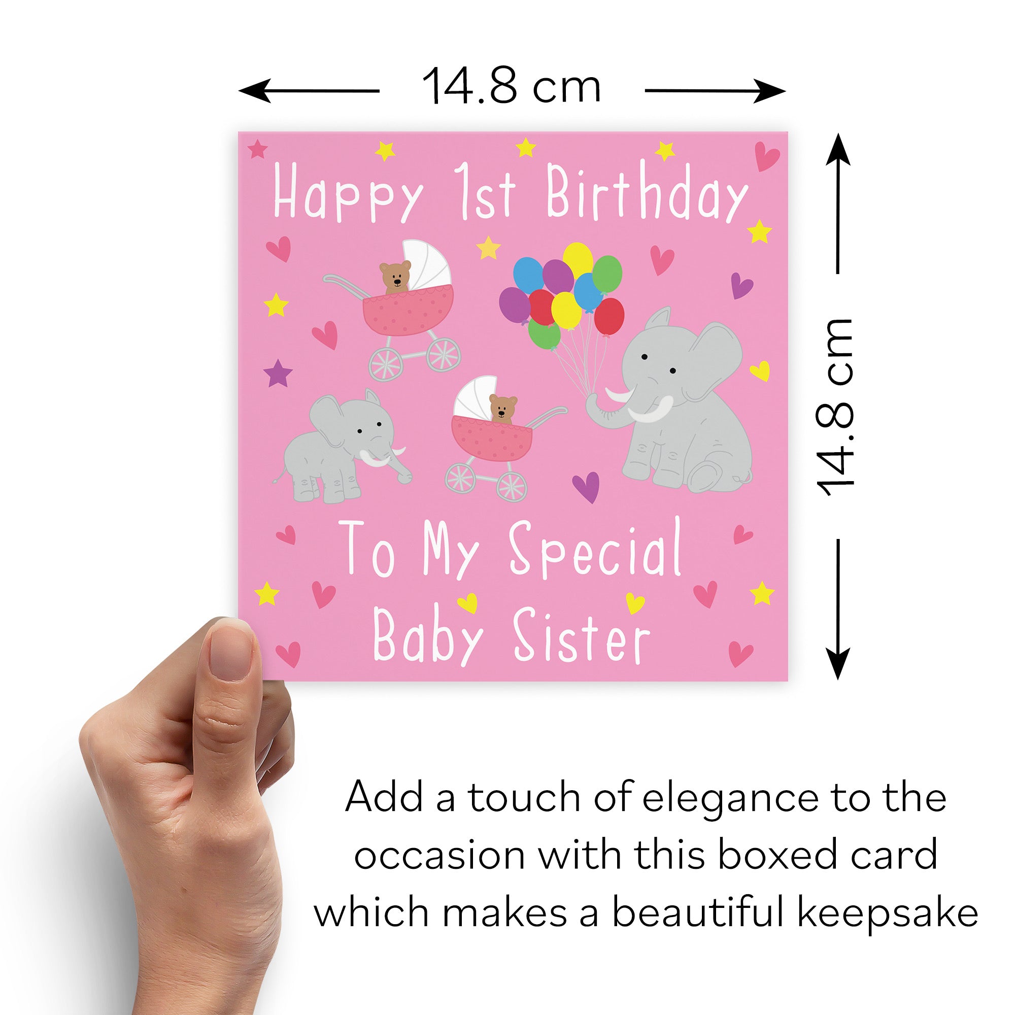 Boxed 1st Sister Birthday Card Iconic - Default Title (B0D4ZMCBMF)