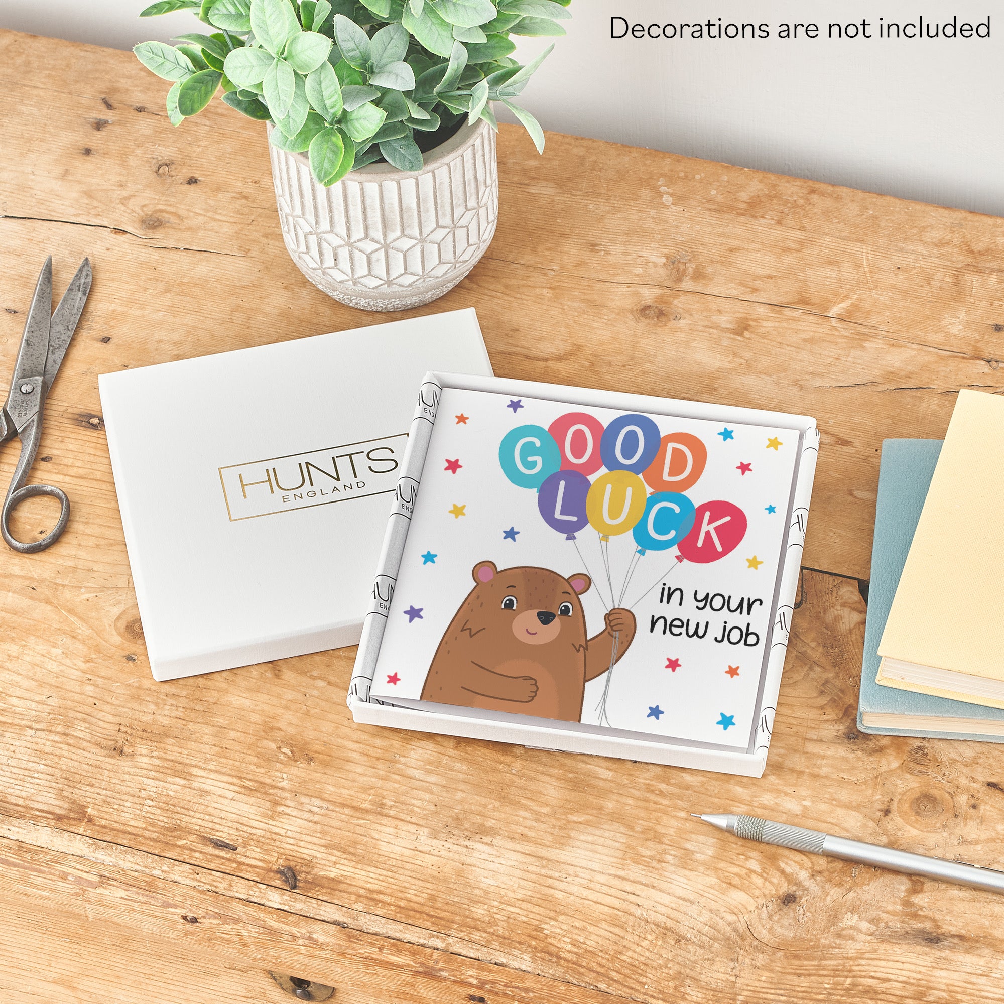 Boxed New Job Good Luck Bears Card - Default Title (B0D4ZMJLCF)