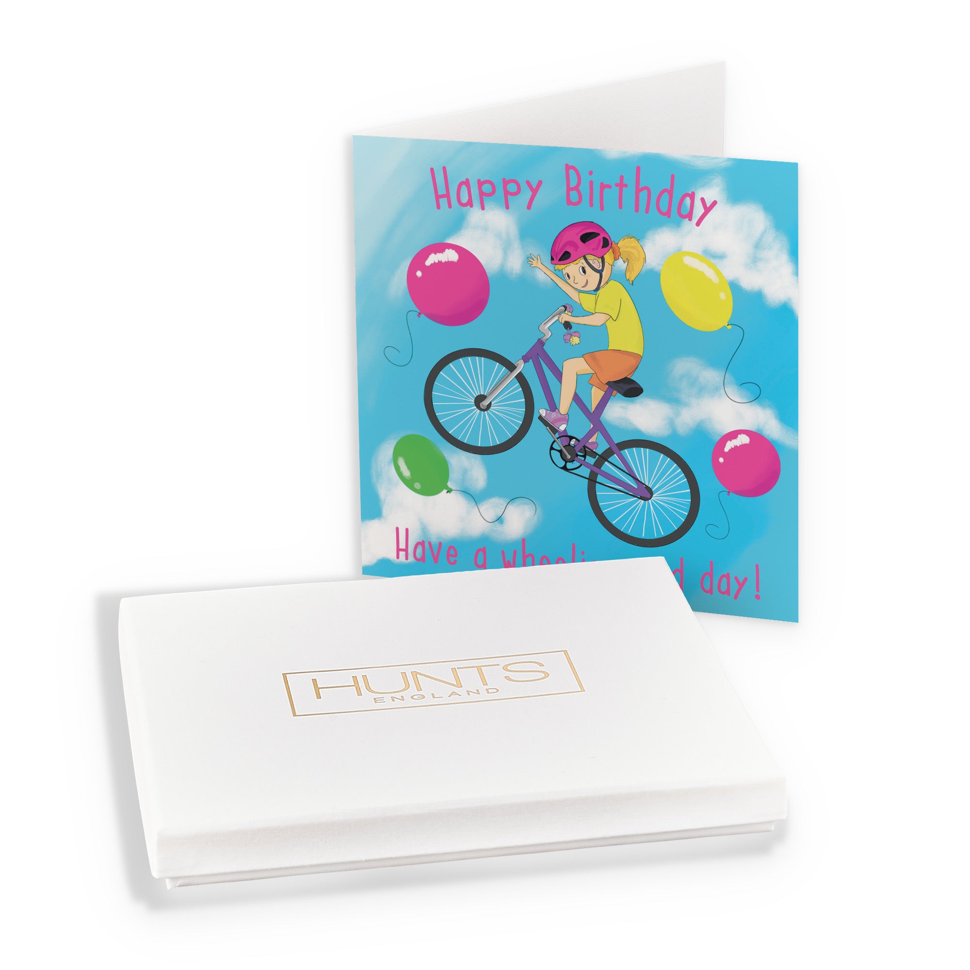 Boxed Girls BMX Bike Birthday Card Adventurers - Default Title (B0D4ZMNNDJ)