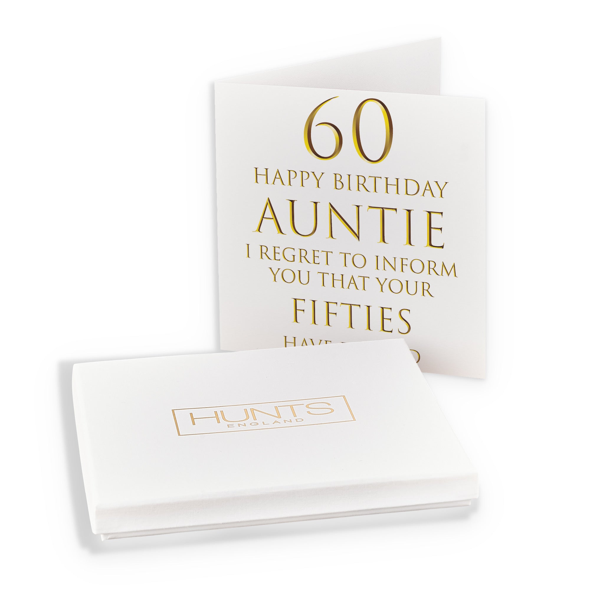 Boxed 60th Auntie Birthday Card Regret To Inform You Milano - Default Title (B0D4ZN5841)