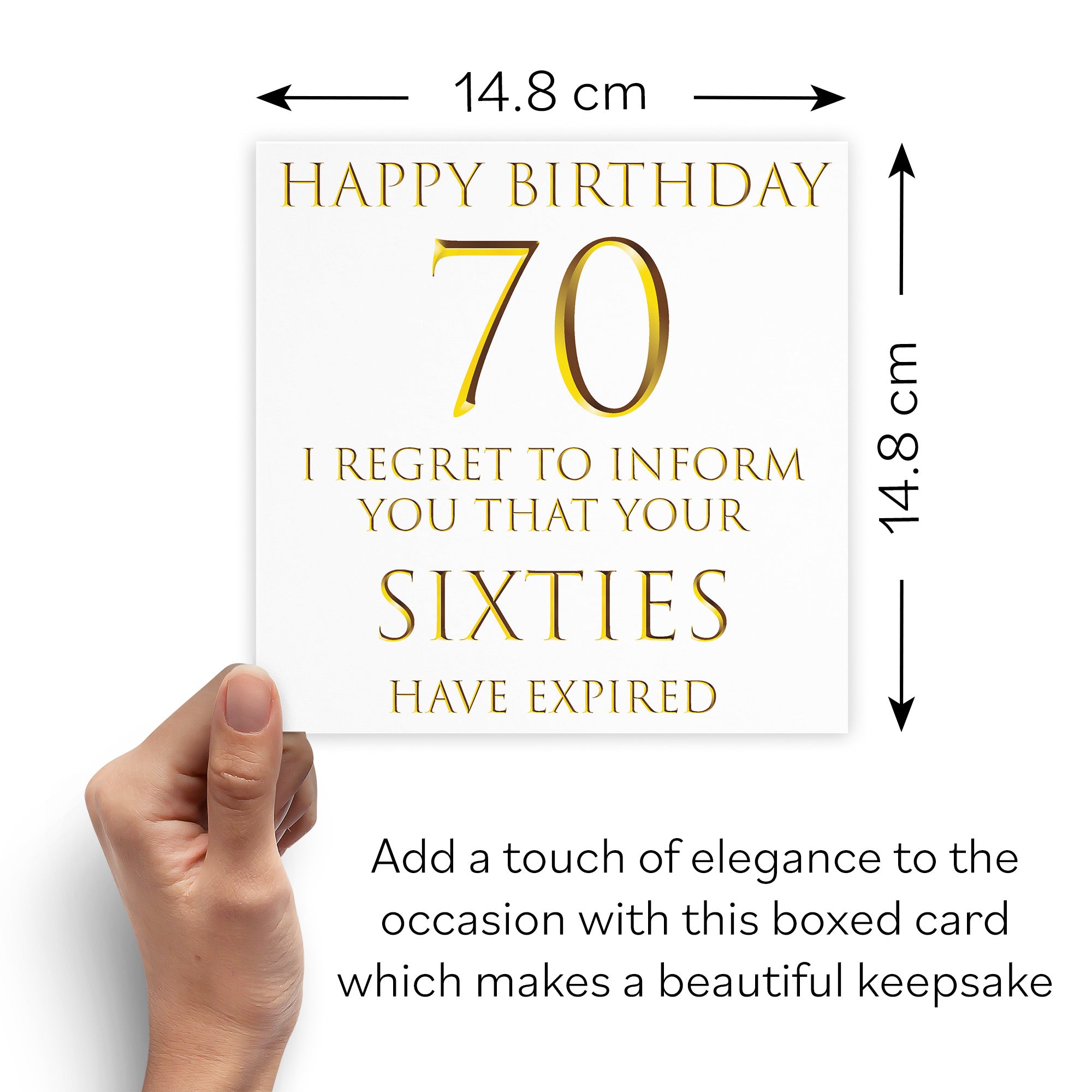 Boxed 70th Birthday Card Milano - Default Title (B0D4ZN8X7N)