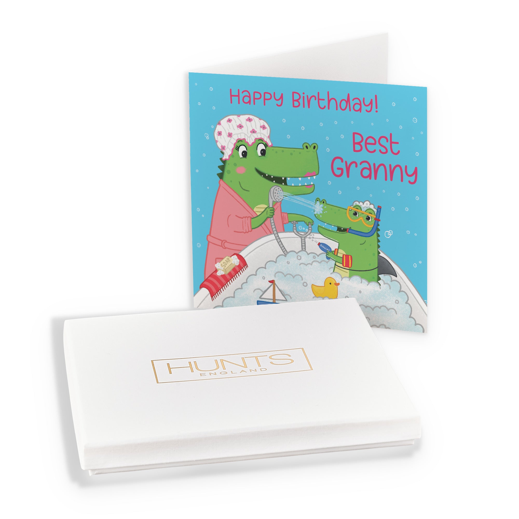 Boxed Granny Crocodile Birthday Card Imagination - Default Title (B0D4ZN94ZP)