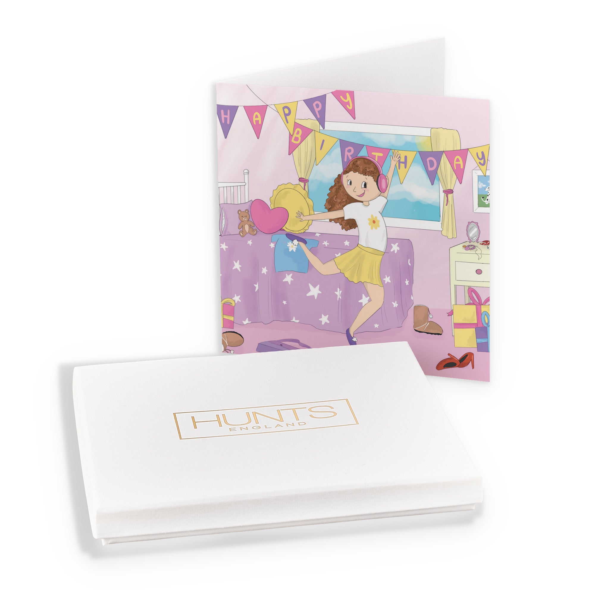 Boxed Girls Dancing Birthday Card Happy Times - Default Title (B0D4ZNKDWM)