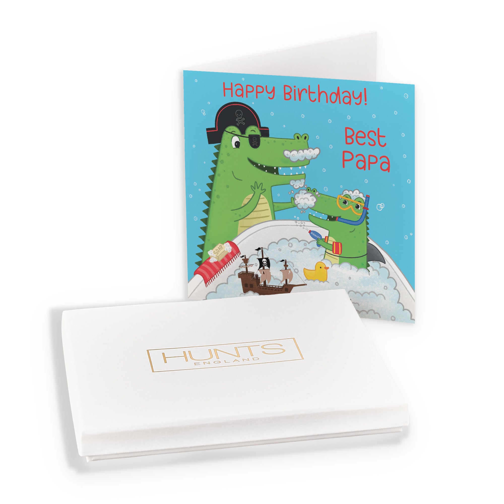 Boxed Papa Crocodile Birthday Card Imagination - Default Title (B0D4ZNKNV6)