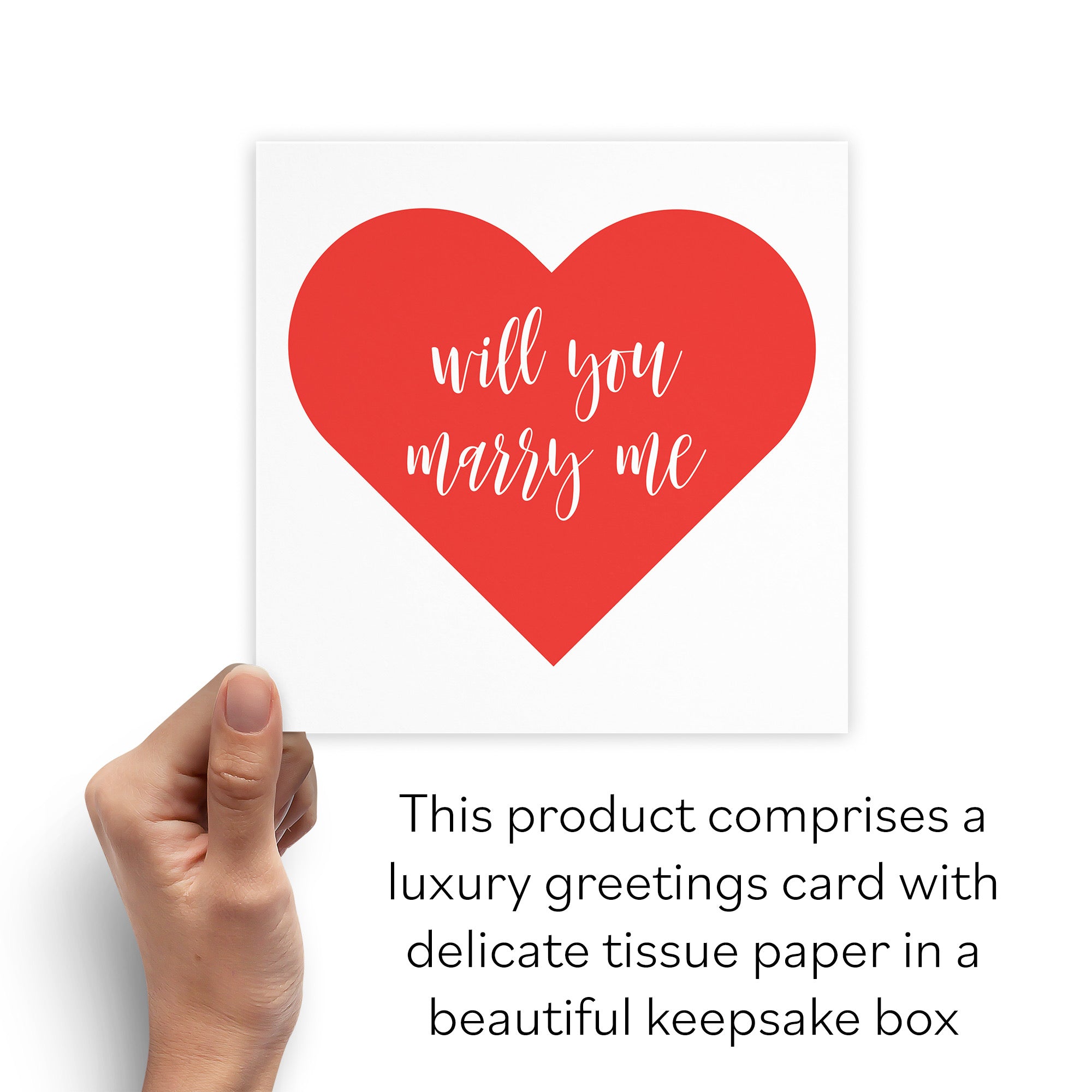 Boxed Will You Marry Me Proposal Card Love Heart - Default Title (B0D4ZNKXHR)