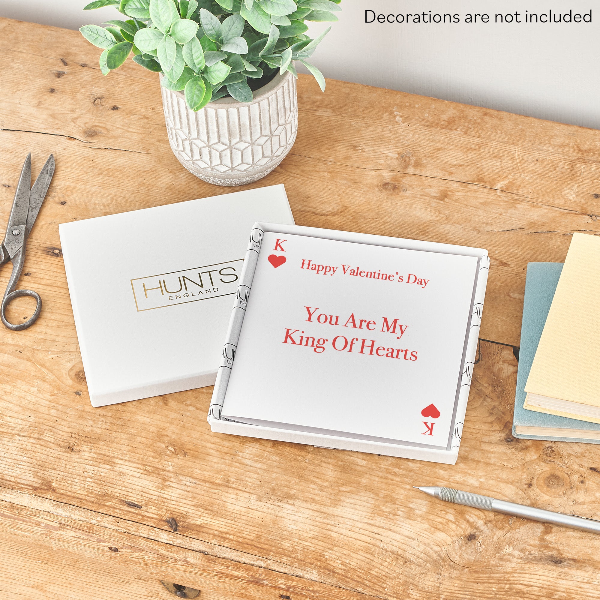 Boxed You Are My King Of Hearts Valentine's Day Card Love Heart - Default Title (B0D4ZNVRYQ)