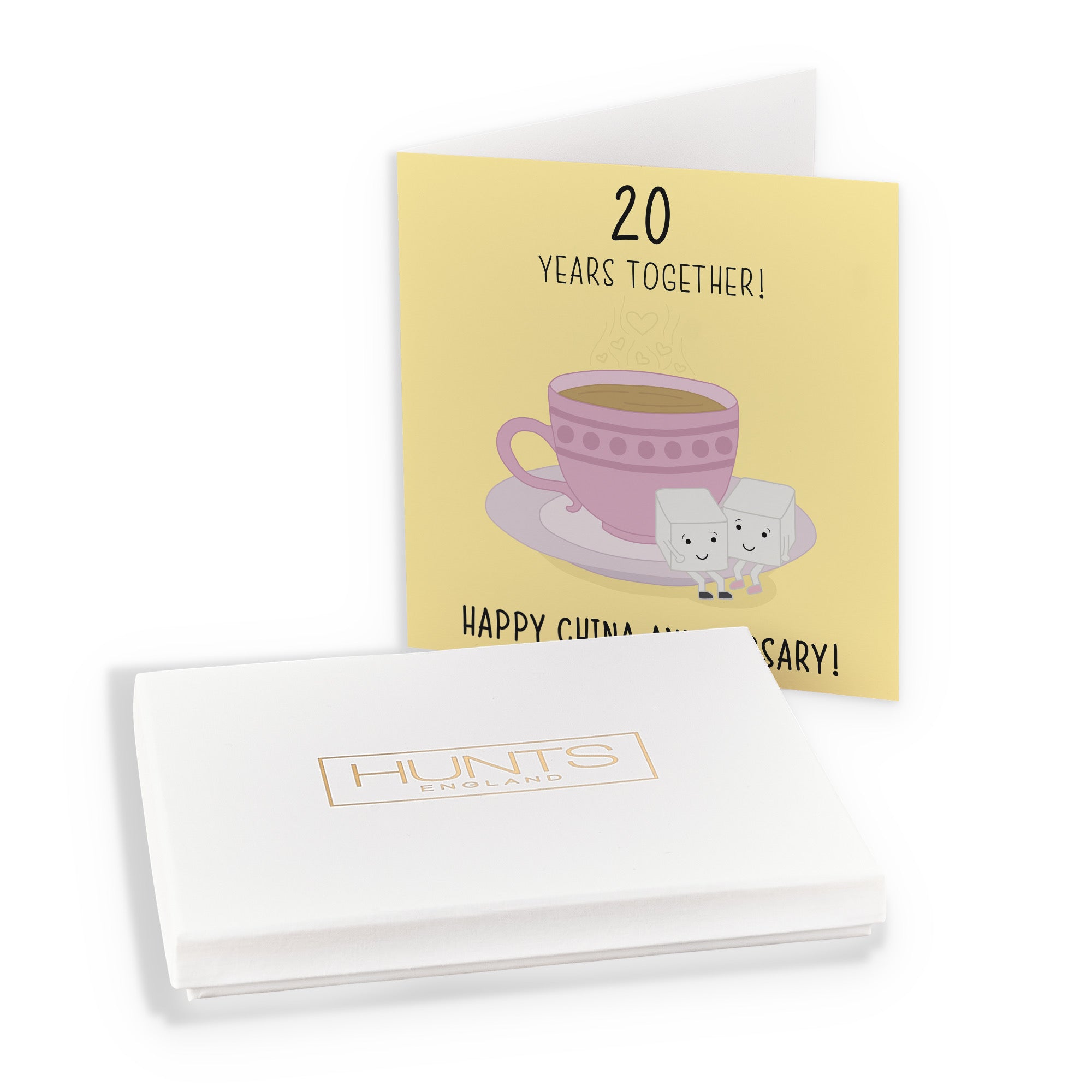 Boxed 20th Anniversary Card Tea Cup Iconic - Default Title (B0D4ZNWD73)