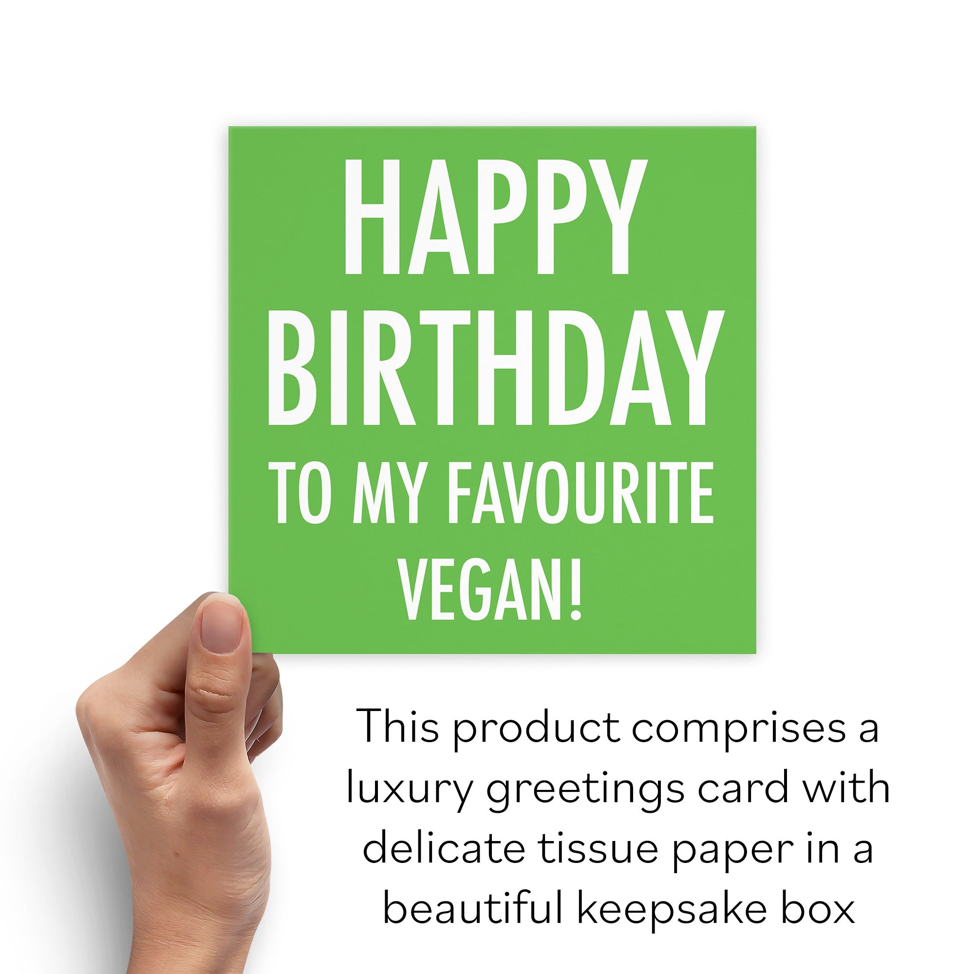 Boxed Favourite Vegan Birthday Card Urban Colour - Default Title (B0D4ZNYHZT)