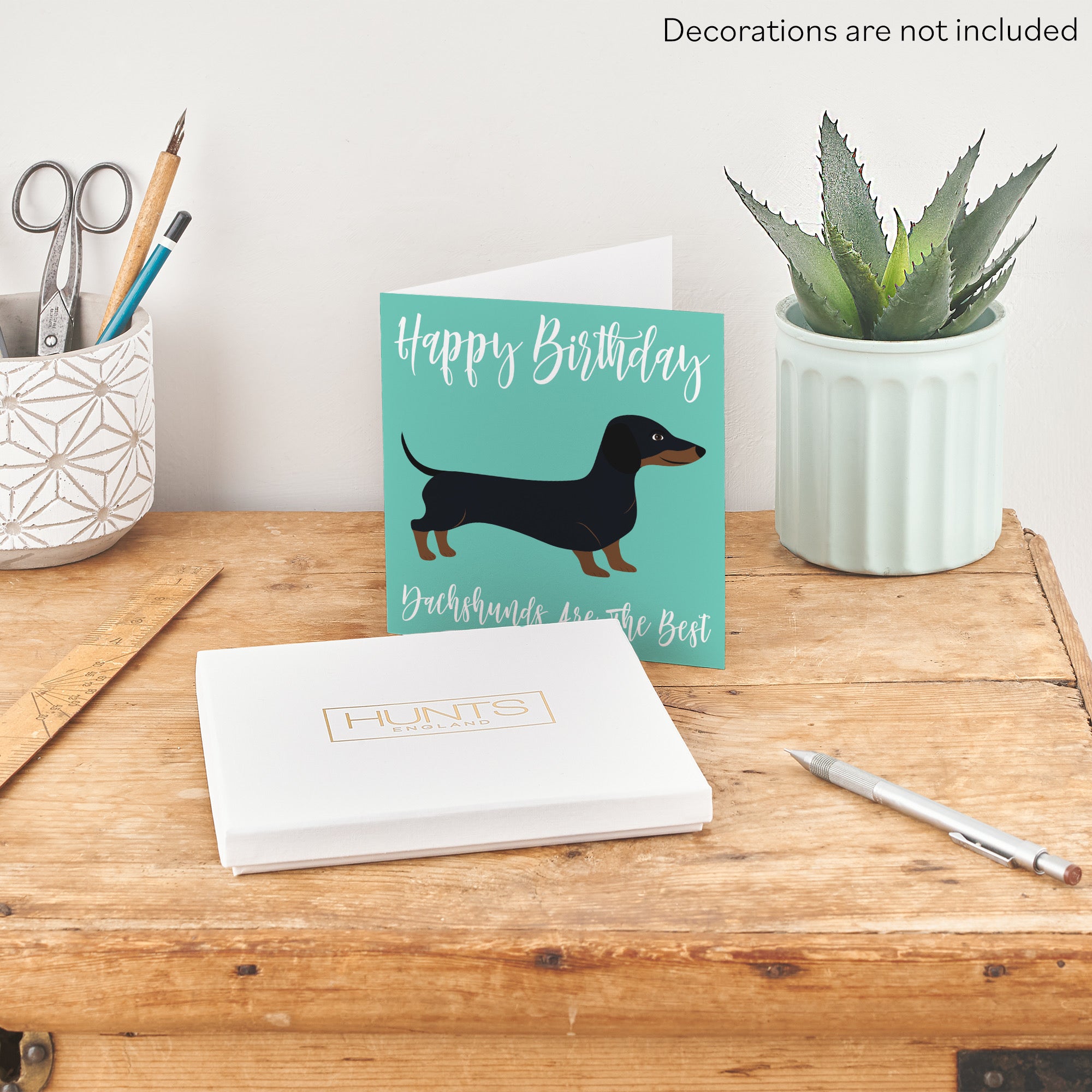 Boxed Dachshund Dog Birthday Card Iconic - Default Title (B0D4ZQNTZJ)