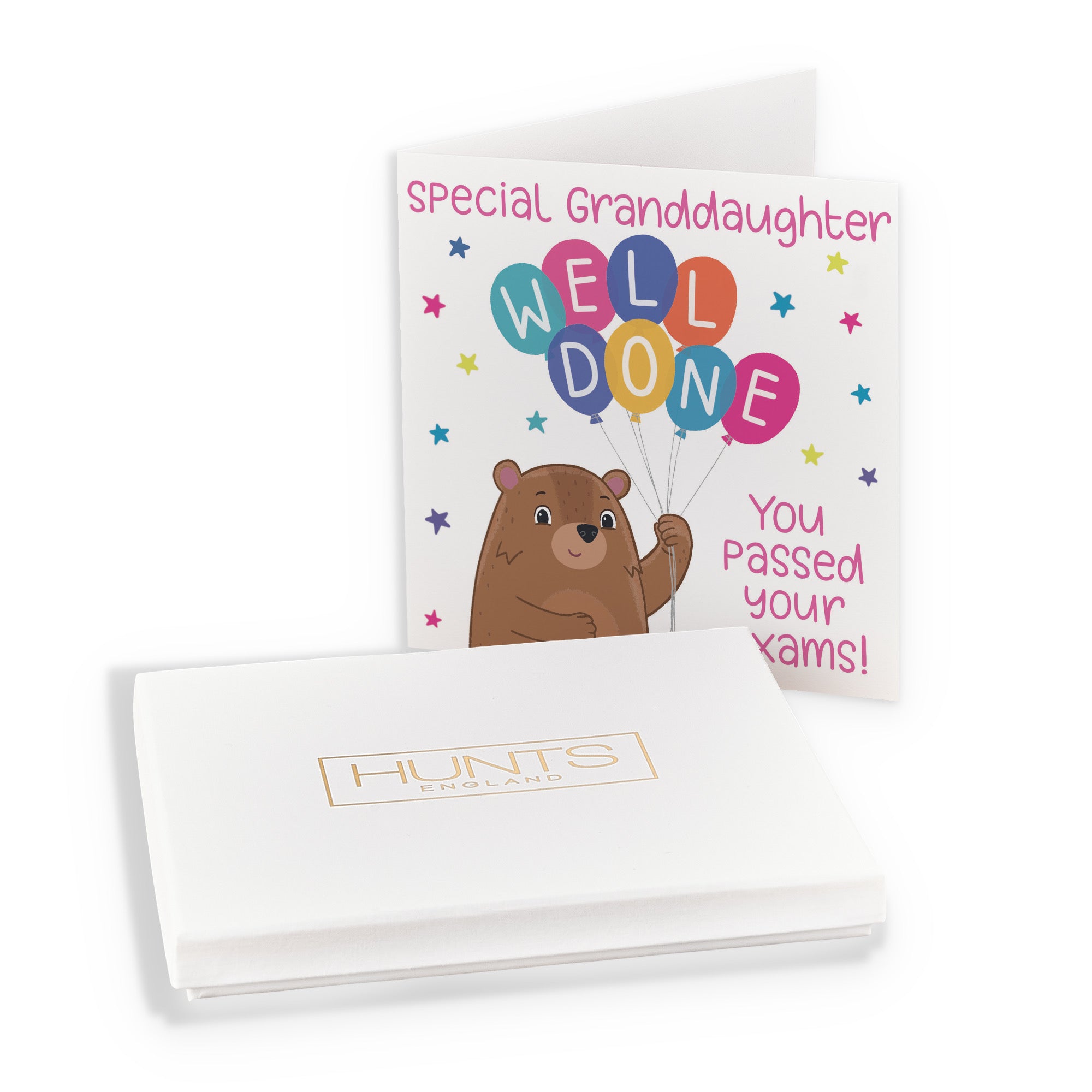 Boxed Granddaughter Exams Passed Bears Card - Default Title (B0D5117YMF)