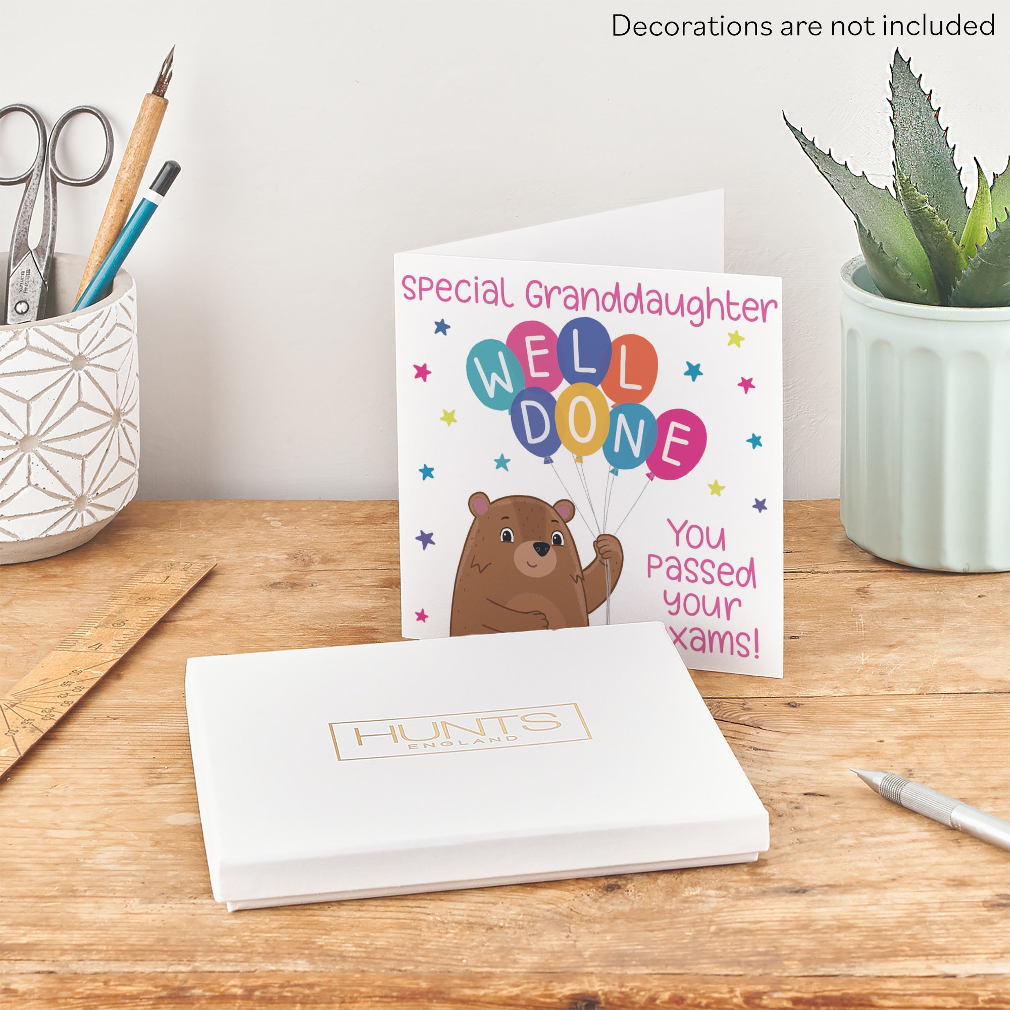 Boxed Granddaughter Exams Passed Bears Card - Default Title (B0D5117YMF)