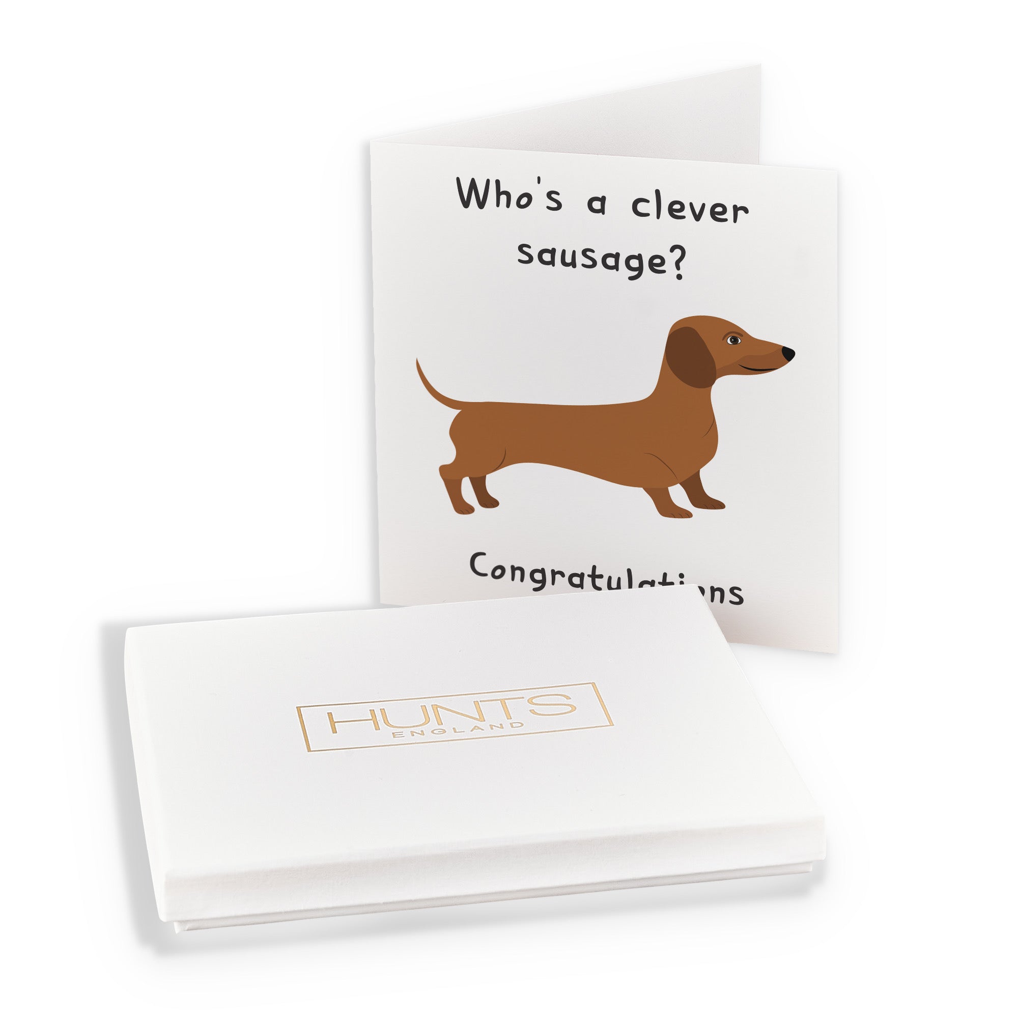 Boxed Clever Sausage Congratulations Card Iconic - Default Title (B0D51197CS)