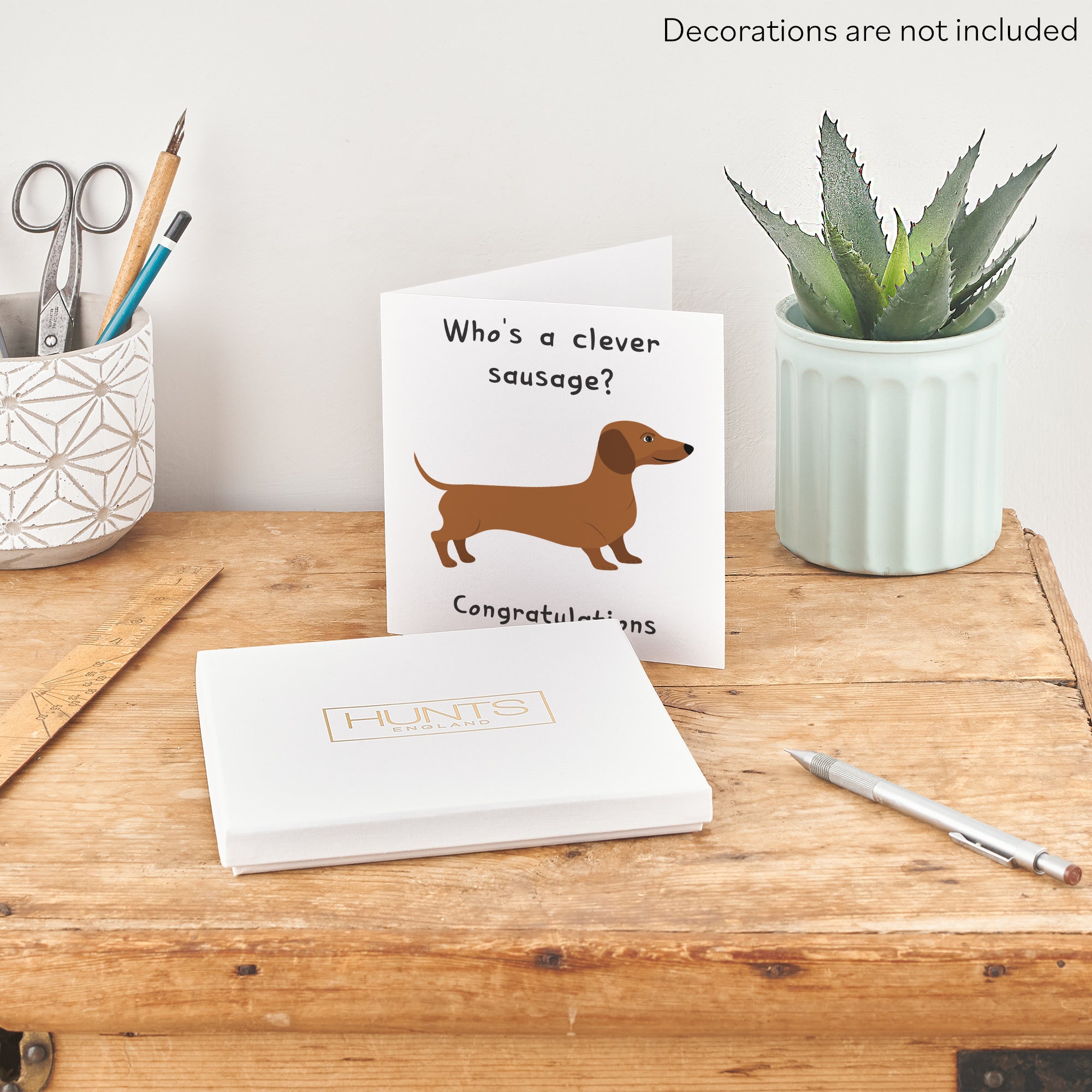 Boxed Clever Sausage Congratulations Card Iconic - Default Title (B0D51197CS)