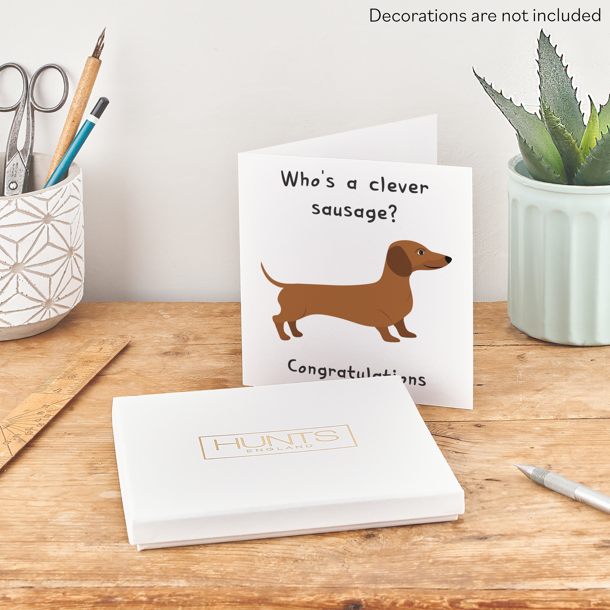 Boxed Clever Sausage Congratulations Card Iconic - Default Title (B0D51197CS)