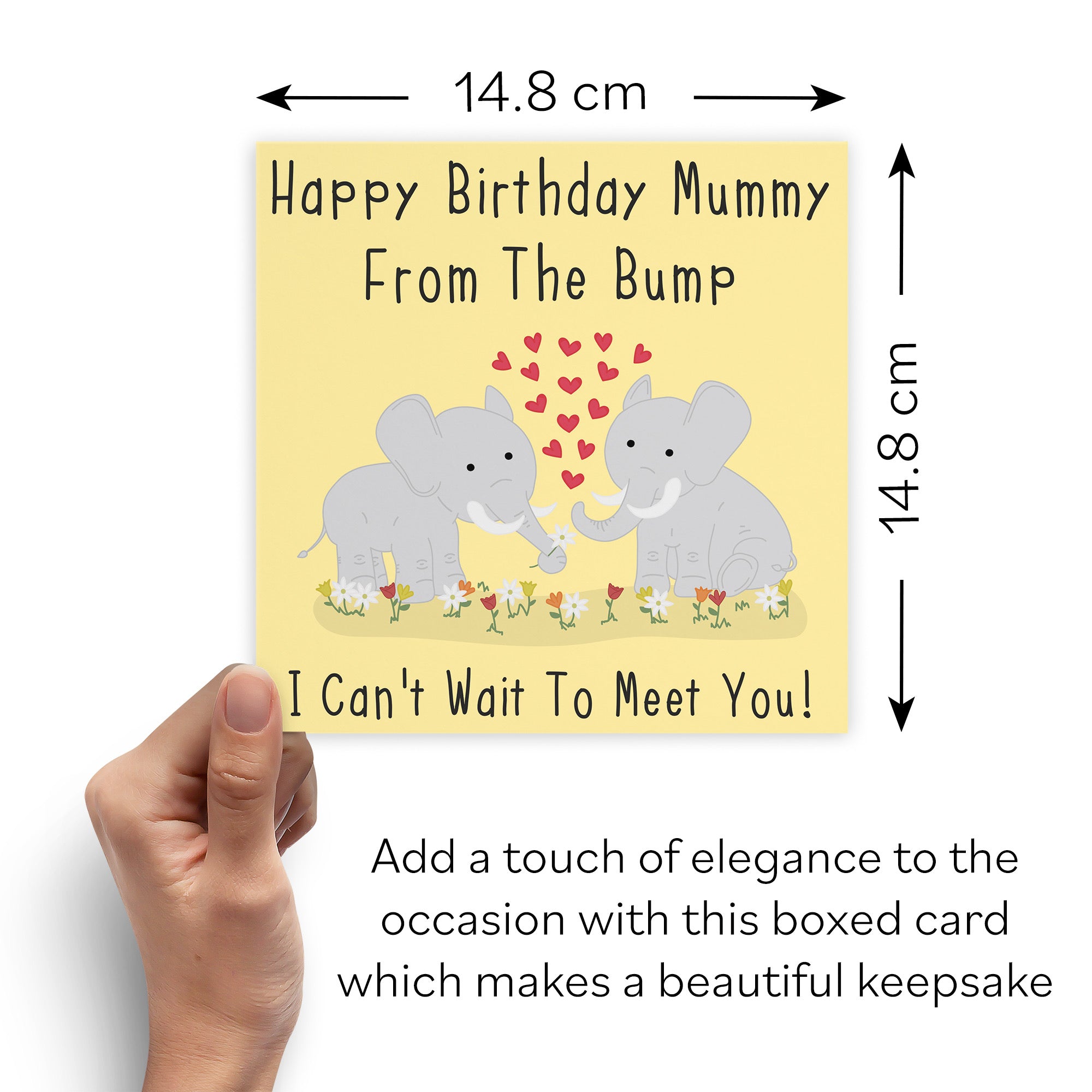 Boxed Mummy From The Bump Birthday Card Urban Colour - Default Title (B0D512X82T)