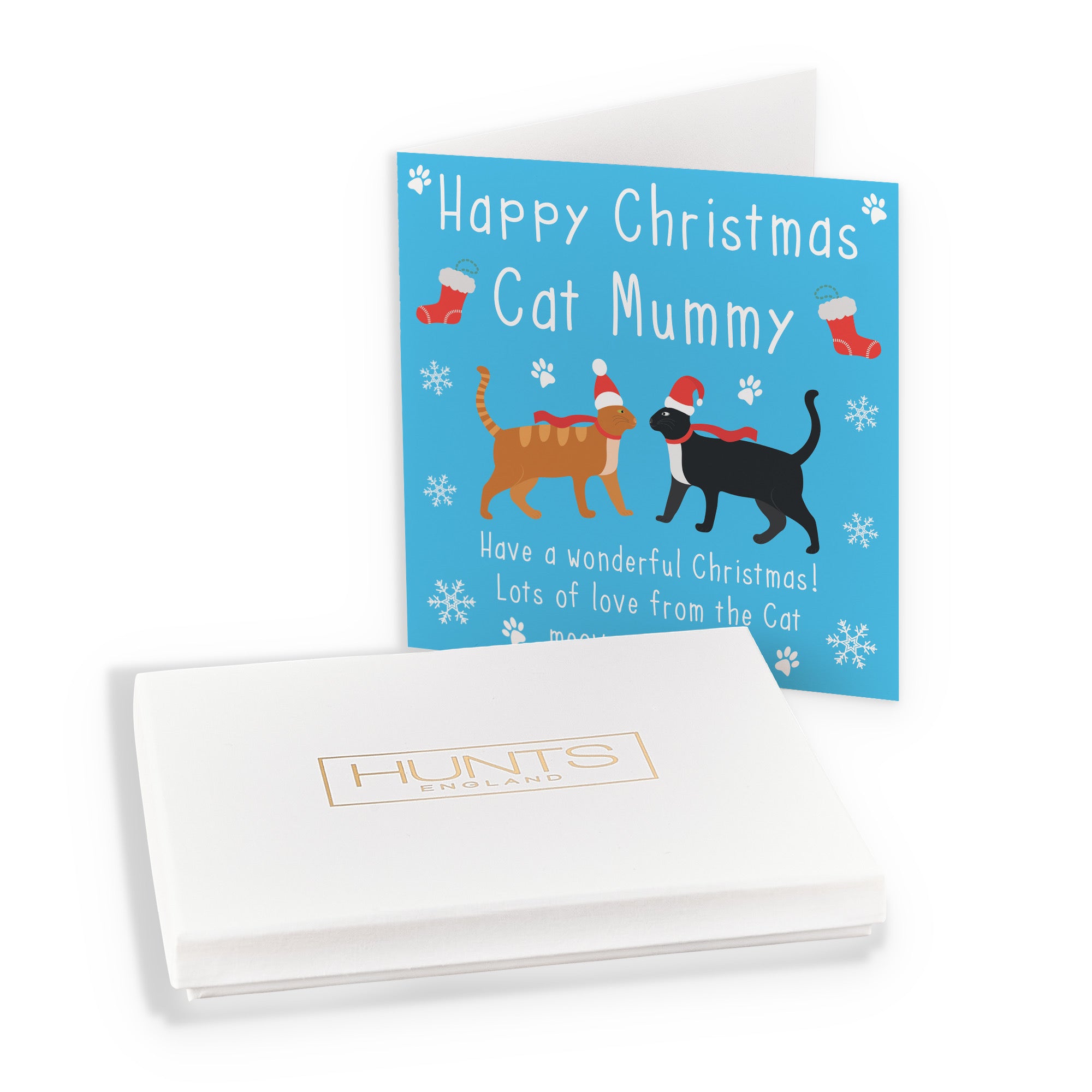 Boxed Cat Mummy Iconic Pet Christmas Card - Default Title (B0D512Z46J)