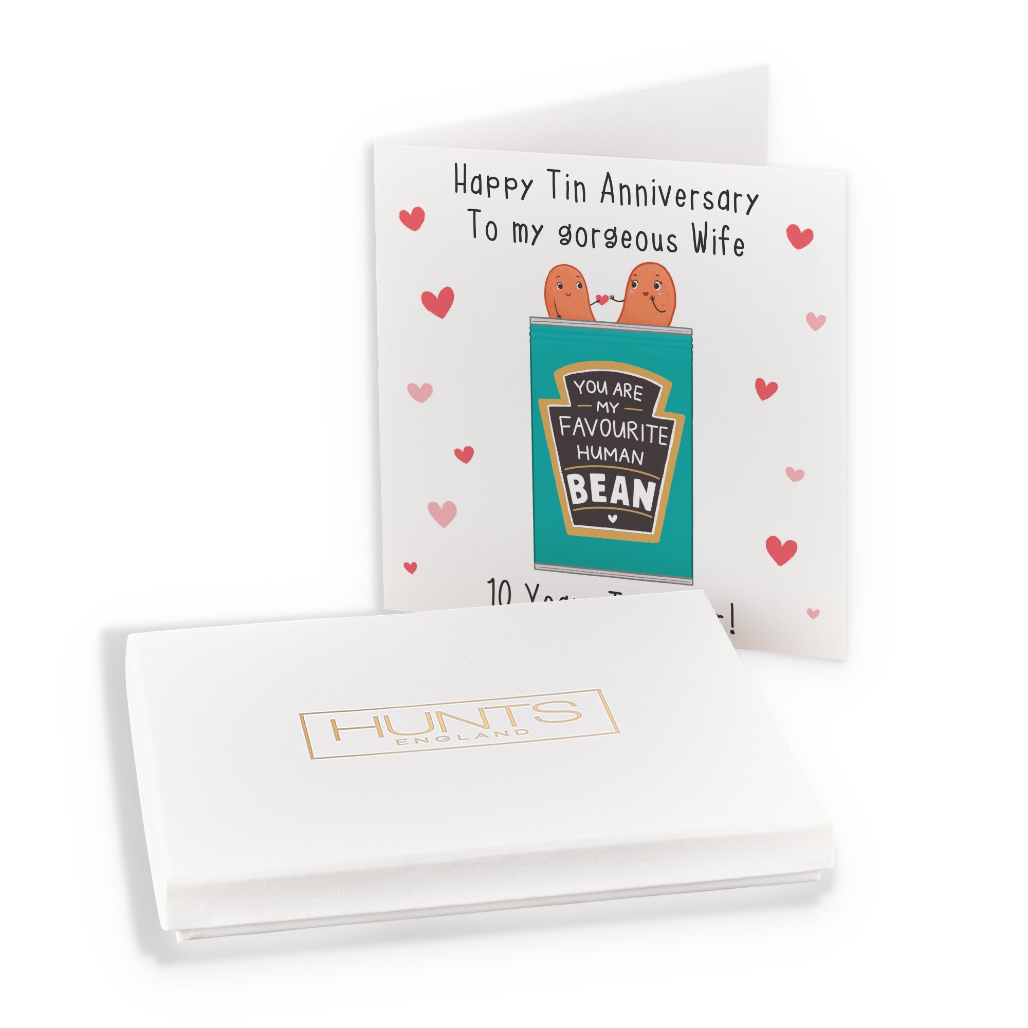 Boxed Wife 10th Bean Anniversary Card Iconic - Default Title (B0D514HSGJ)