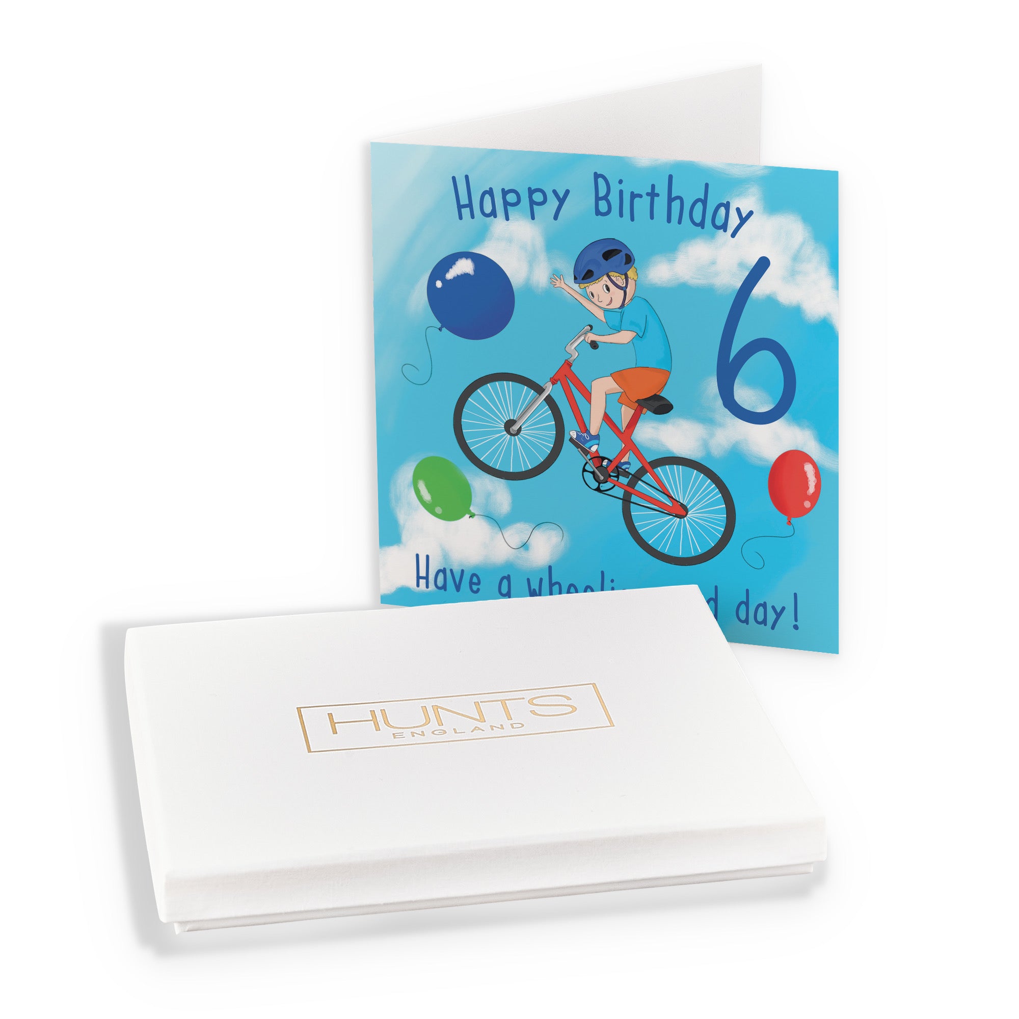 Boxed 6th Birthday Card BMX Bike Adventurers - Default Title (B0D5167V7M)