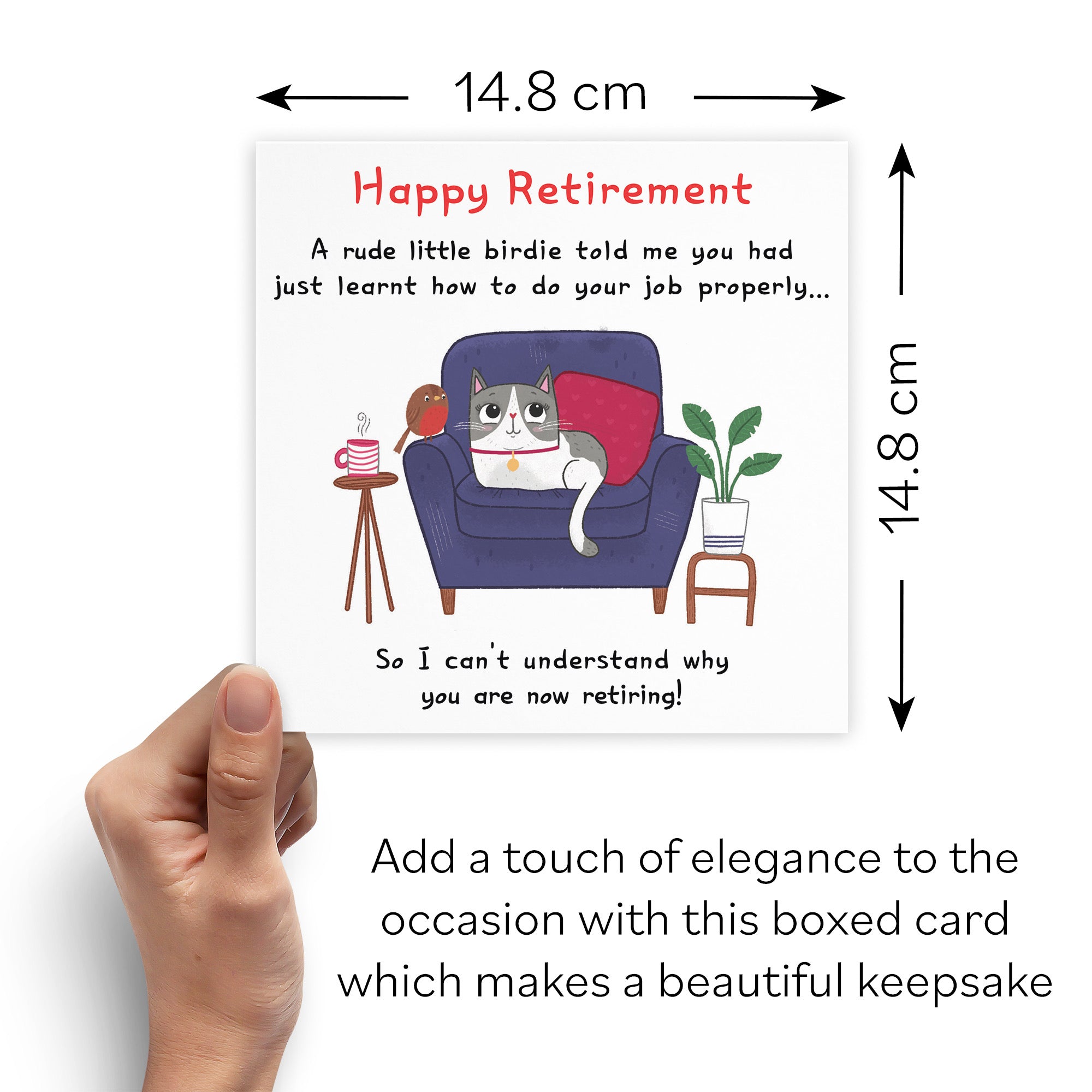 Boxed Rude Birdie Retirement Card Iconic - Default Title (B0D518WX8Q)