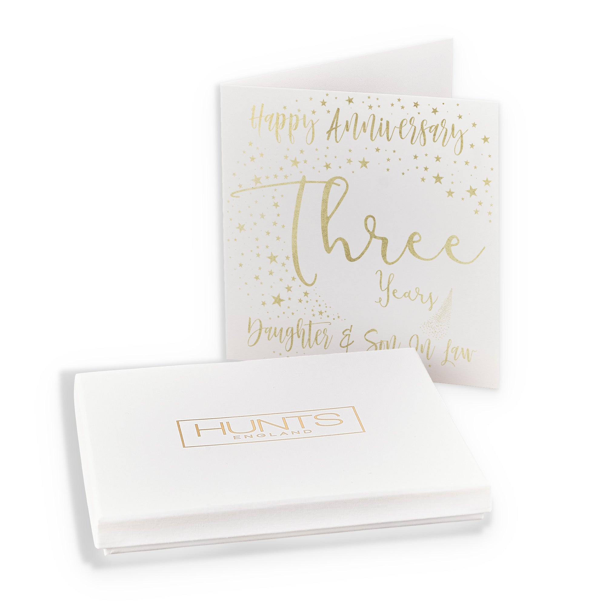 Boxed 3rd Daughter And Son In Law Anniversary Card Foil Stars - Default Title (B0D526TF9B)