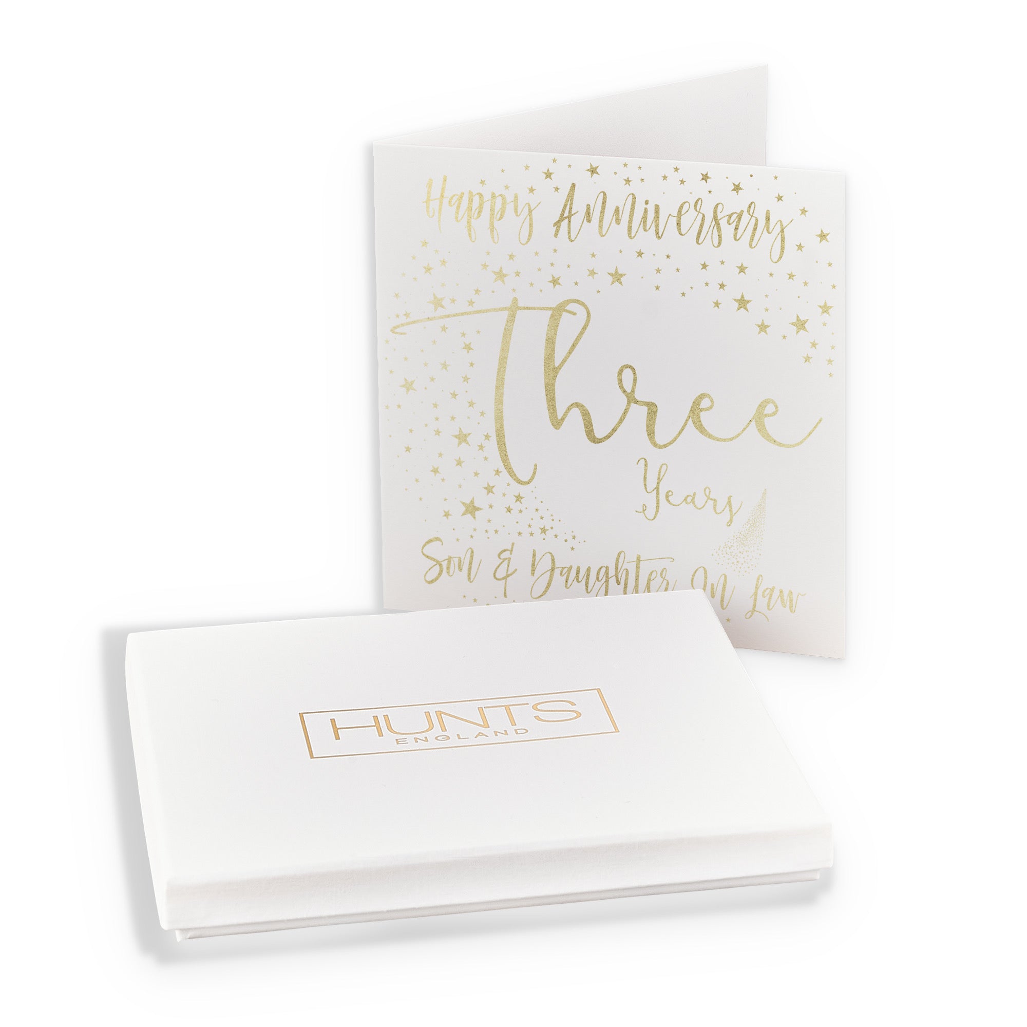 Boxed 3rd Son And Daughter In Law Anniversary Card Foil Stars - Default Title (B0D528ZXMJ)