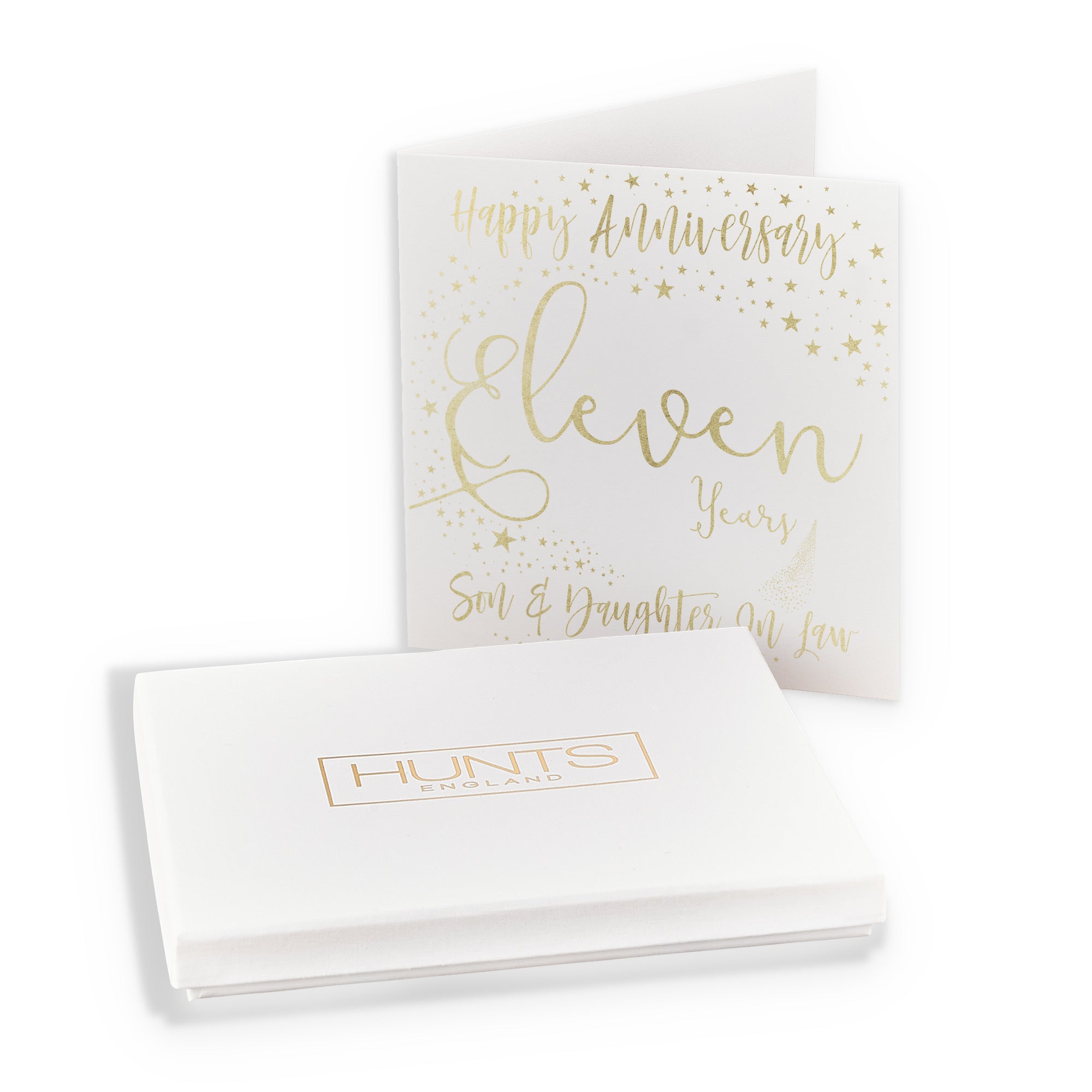 Boxed 11th Son And Daughter In Law Anniversary Card Foil Stars - Default Title (B0D52CQ36W)