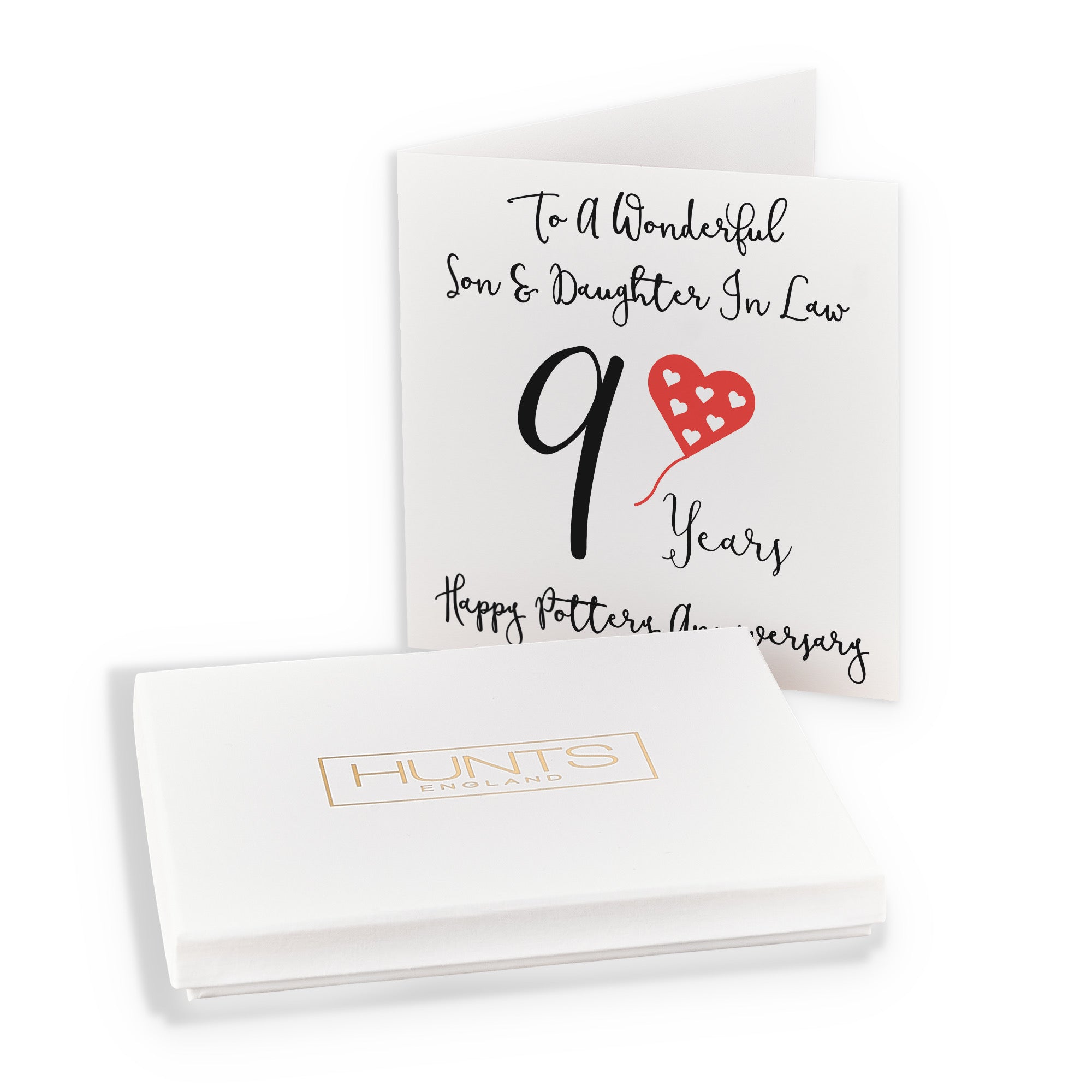 Boxed 9th Son And Daughter In Law Anniversary Card Love Heart - Default Title (B0D54BG4QZ)