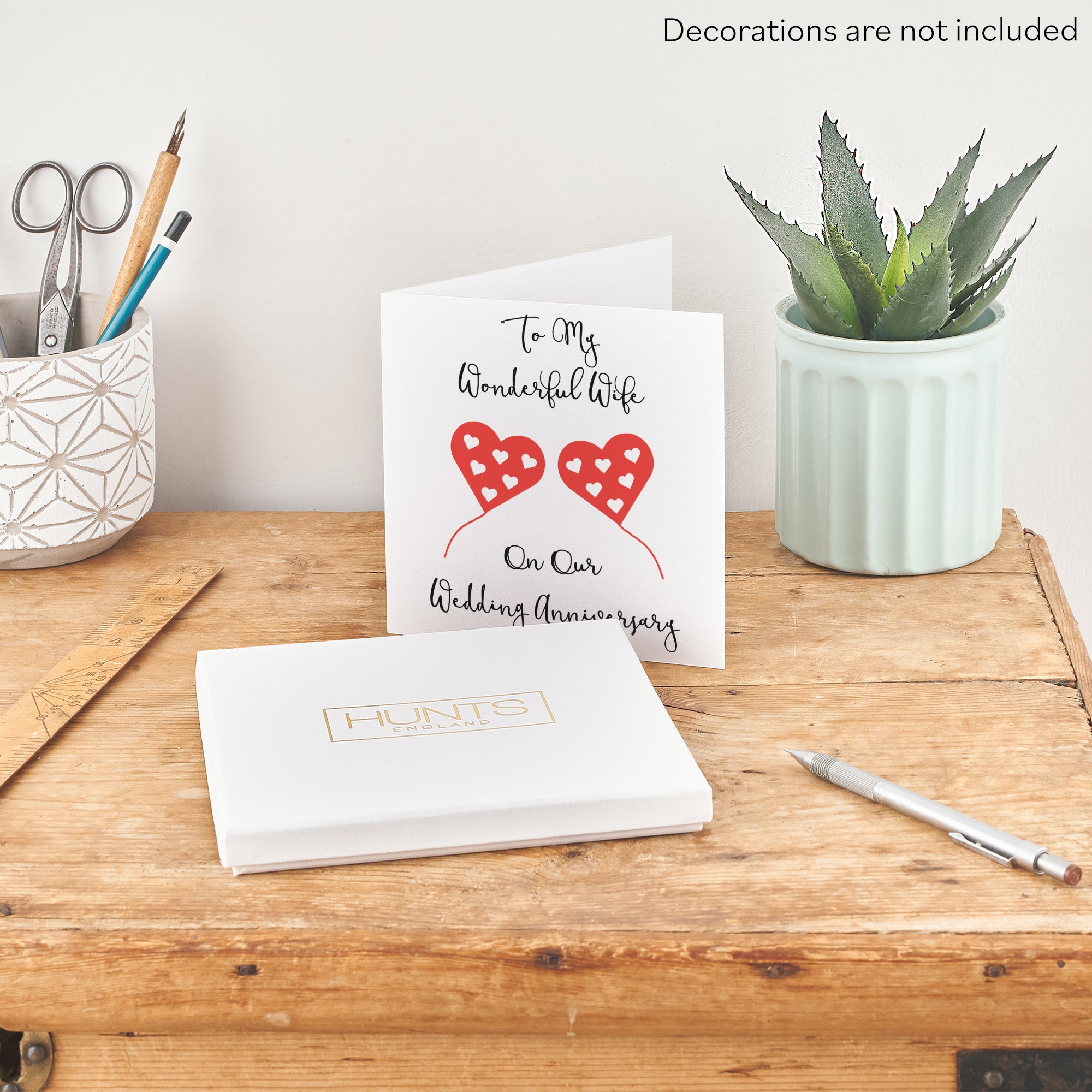 Boxed Wife Anniversary Card Love Heart - Default Title (B0D54BL17T)