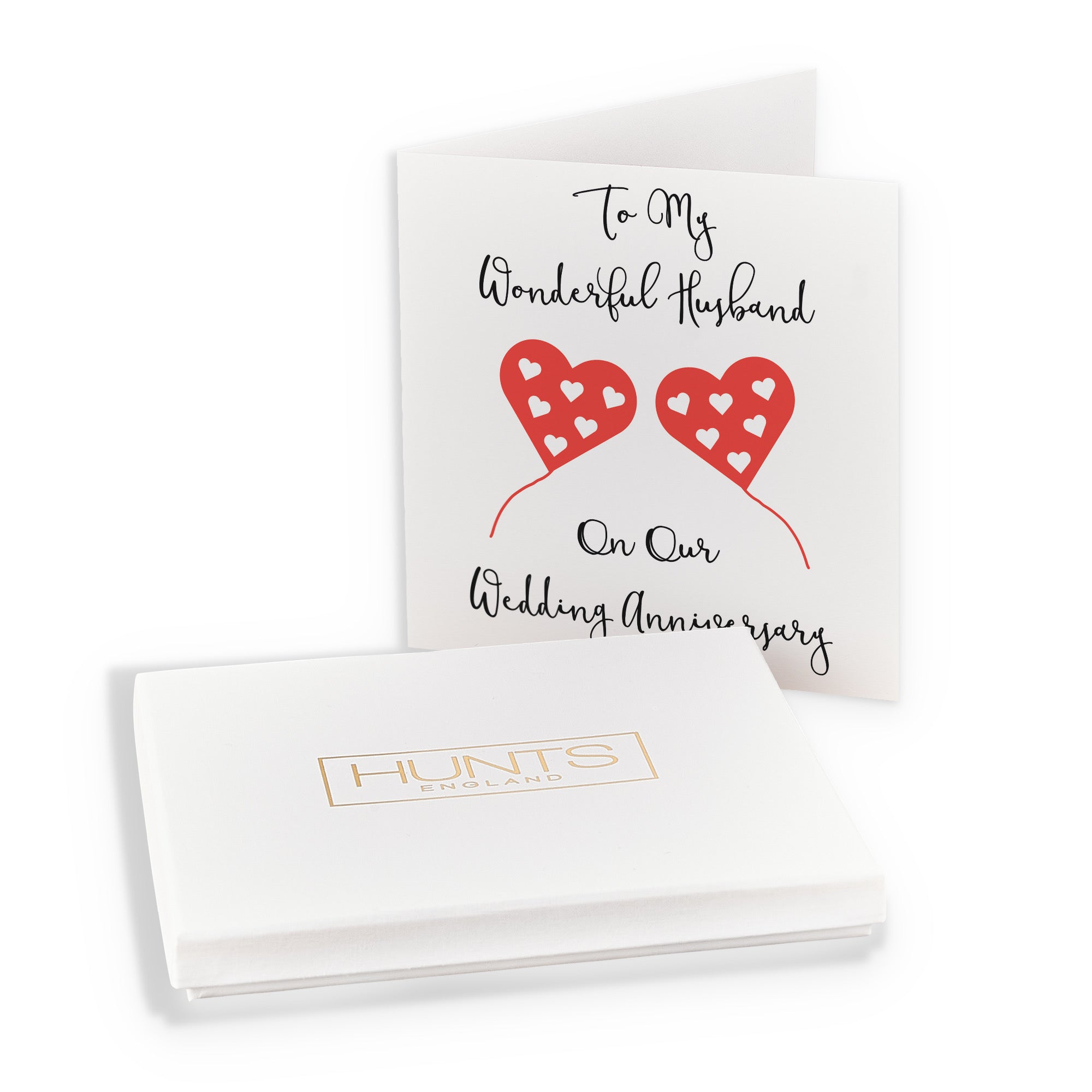 Boxed Husband Anniversary Card Love Heart - Default Title (B0D54D5XMG)