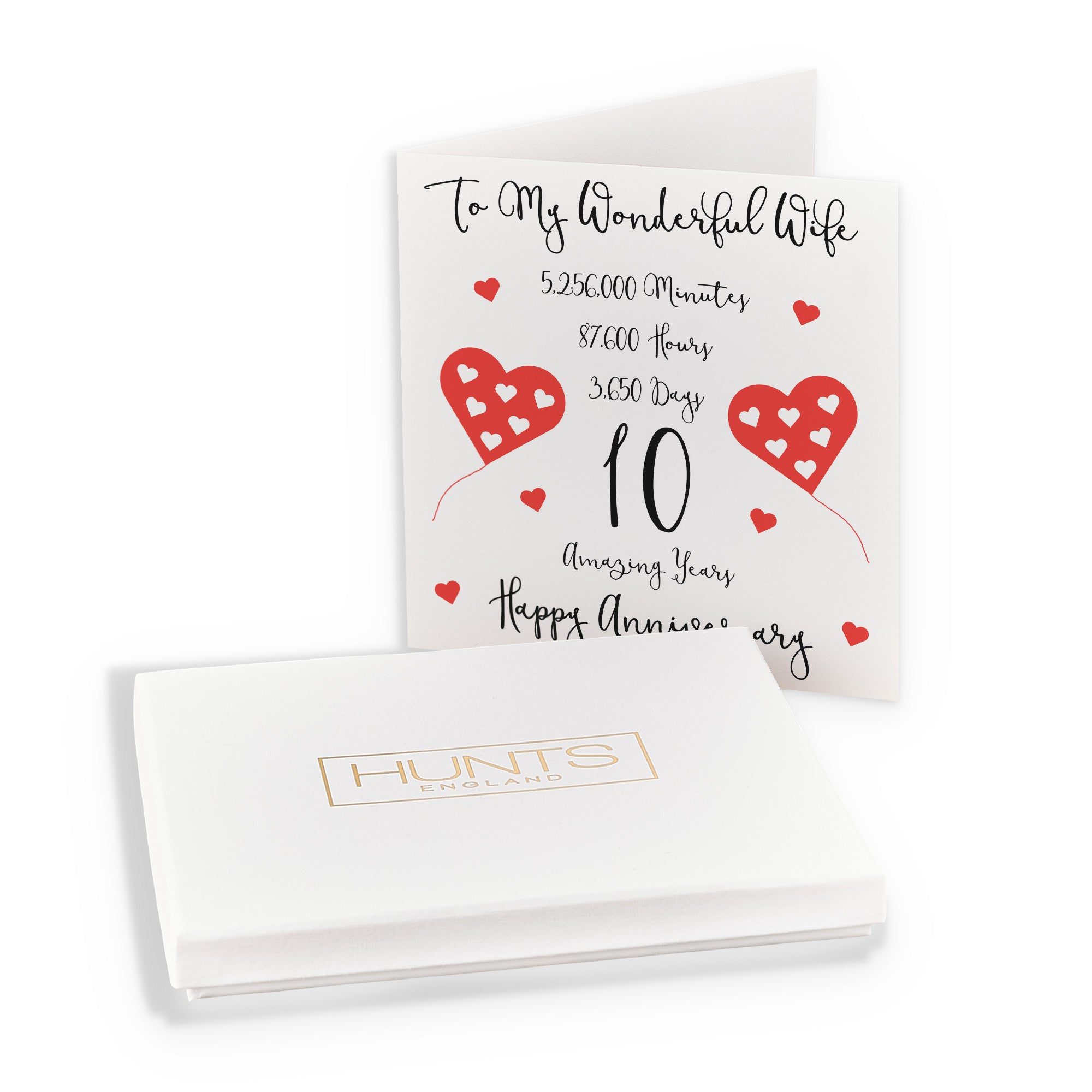 Boxed 10th Wife Anniversary Card Timeless - Default Title (B0D551J8HG)