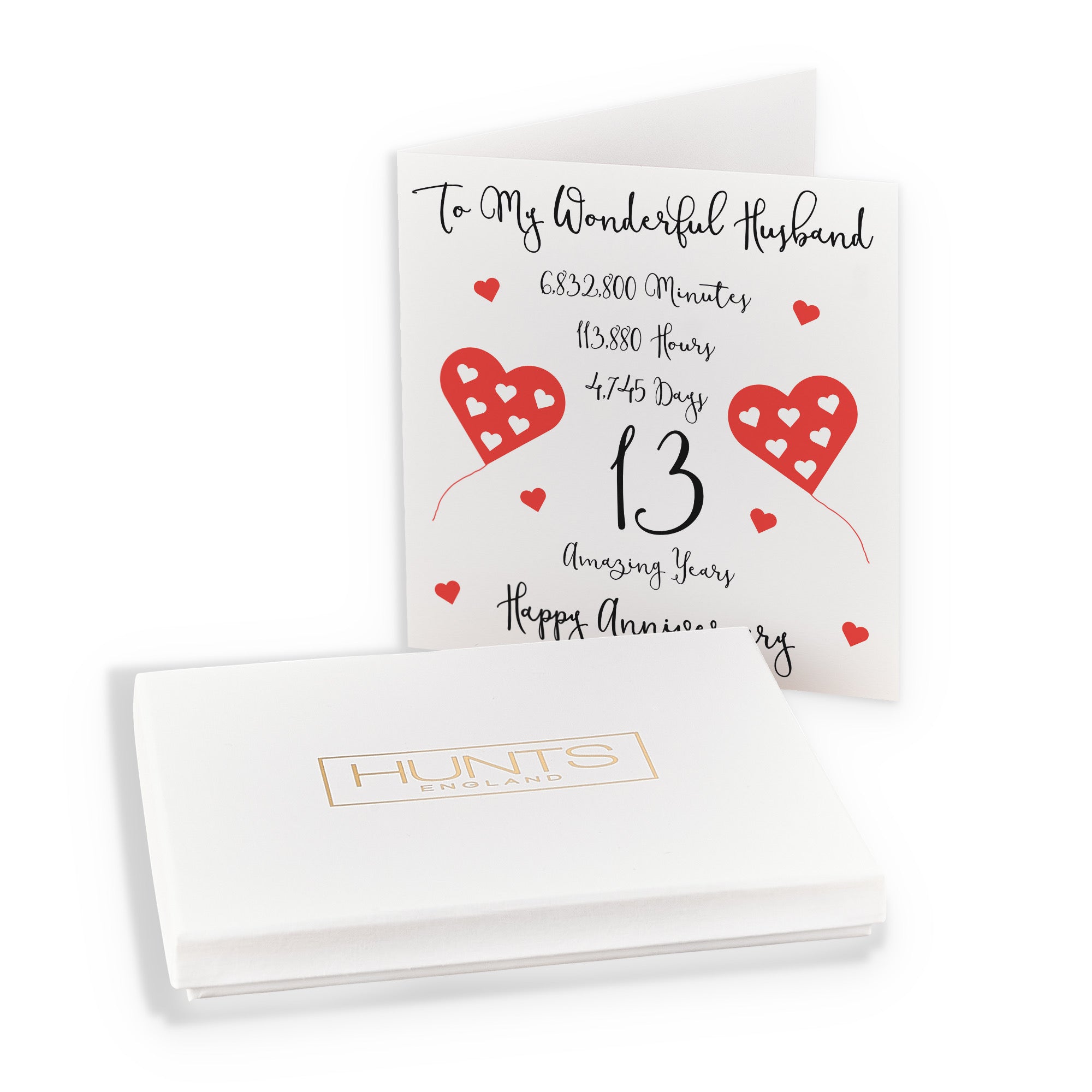 Boxed 13th Husband Anniversary Card Timeless - Default Title (B0D552BGXB)